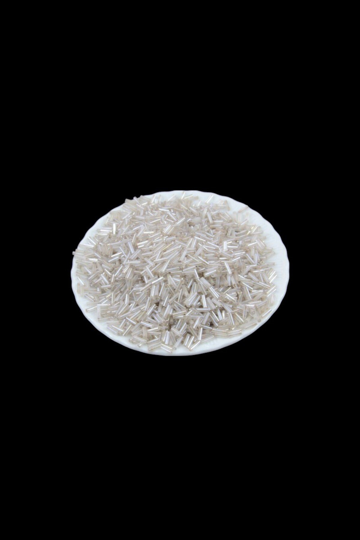 6x2 mm Açık Lila Boru Boncuk 100 Gr