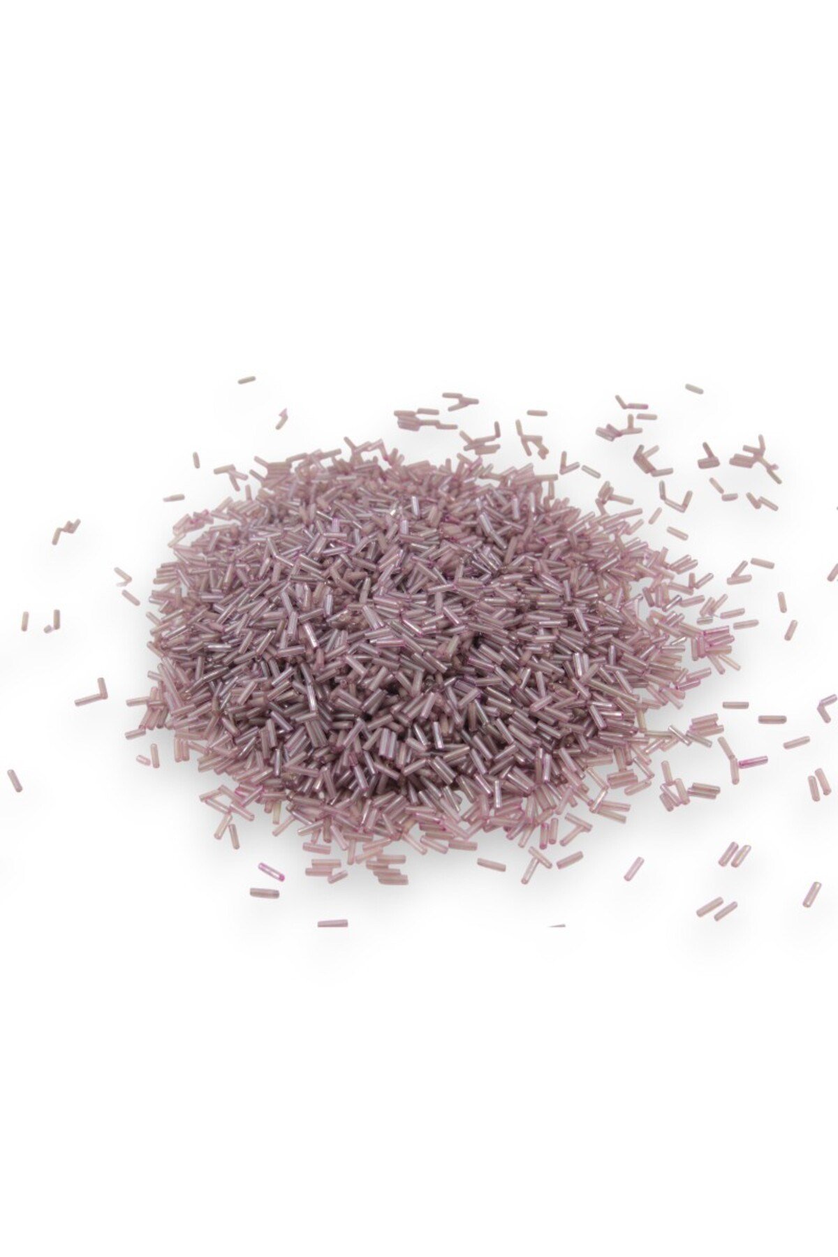 6x2 mm Koyu Vizon Boru Boncuk 75 Gr