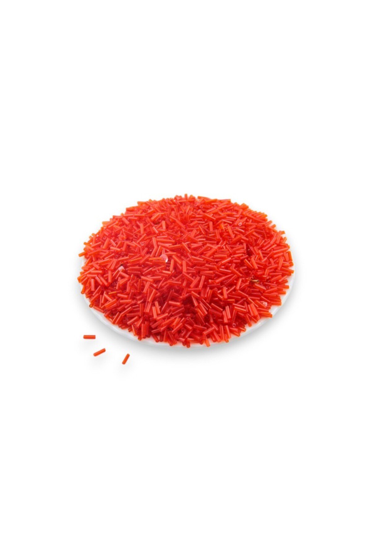 6x2 mm Mercan Boru Boncuk 100 Gr