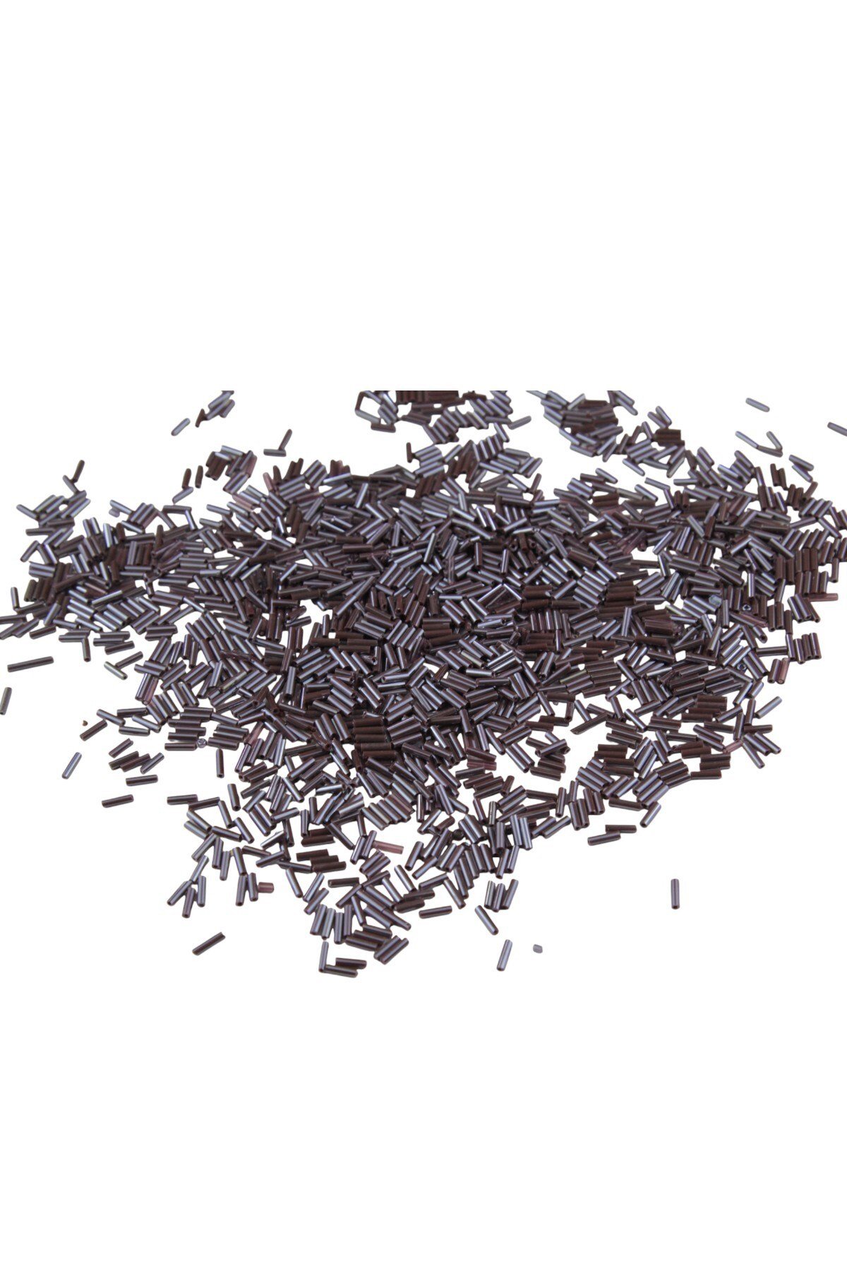 6x2 mm Mor Mürdüm Boru Boncuk 85 Gr