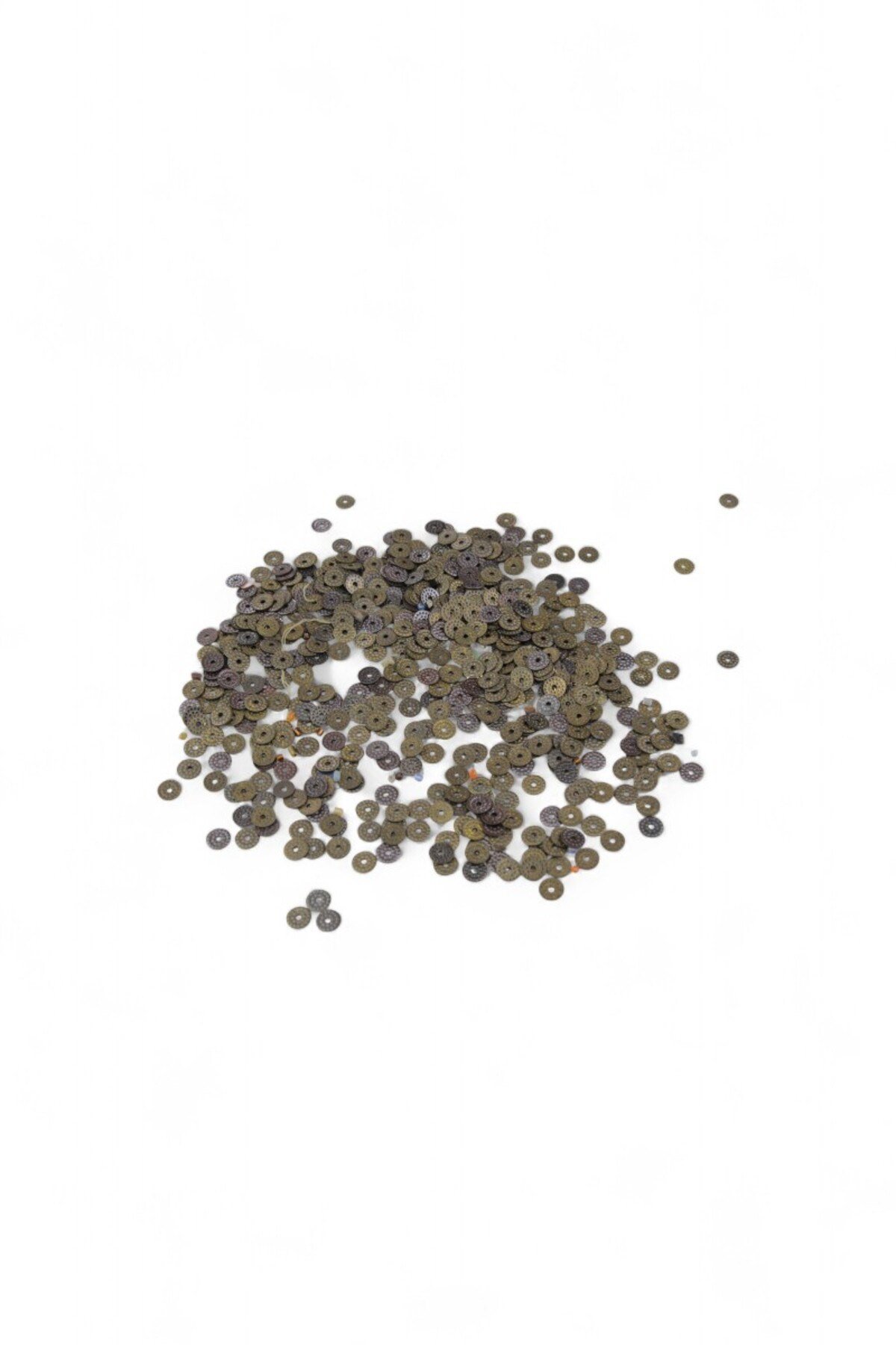 7 mm Ortadan Delikli Nokta Desen Pul Payet (30 Gr 240 Adet)