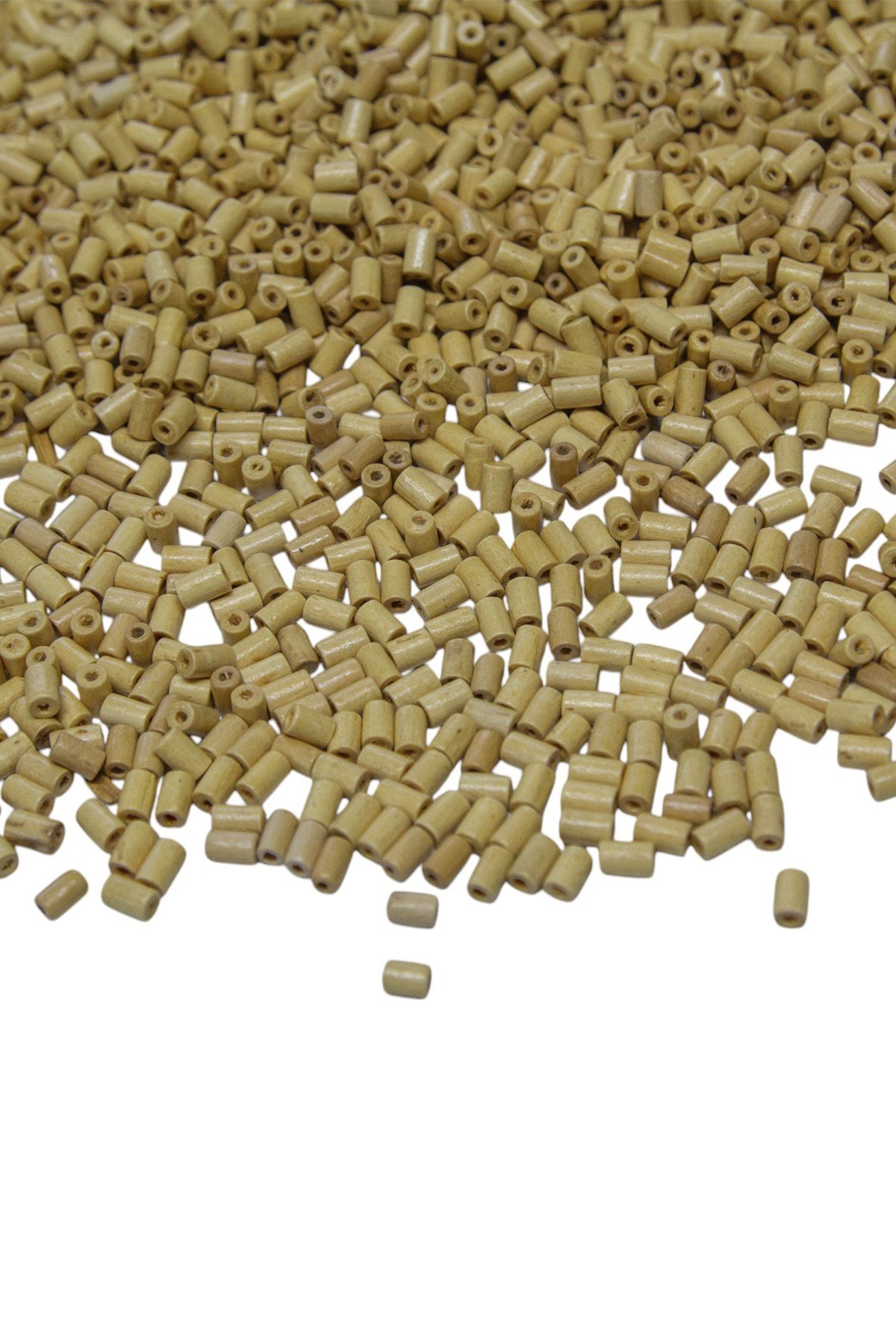 7 mm Silindir Ahşap Boncuk 50 gr