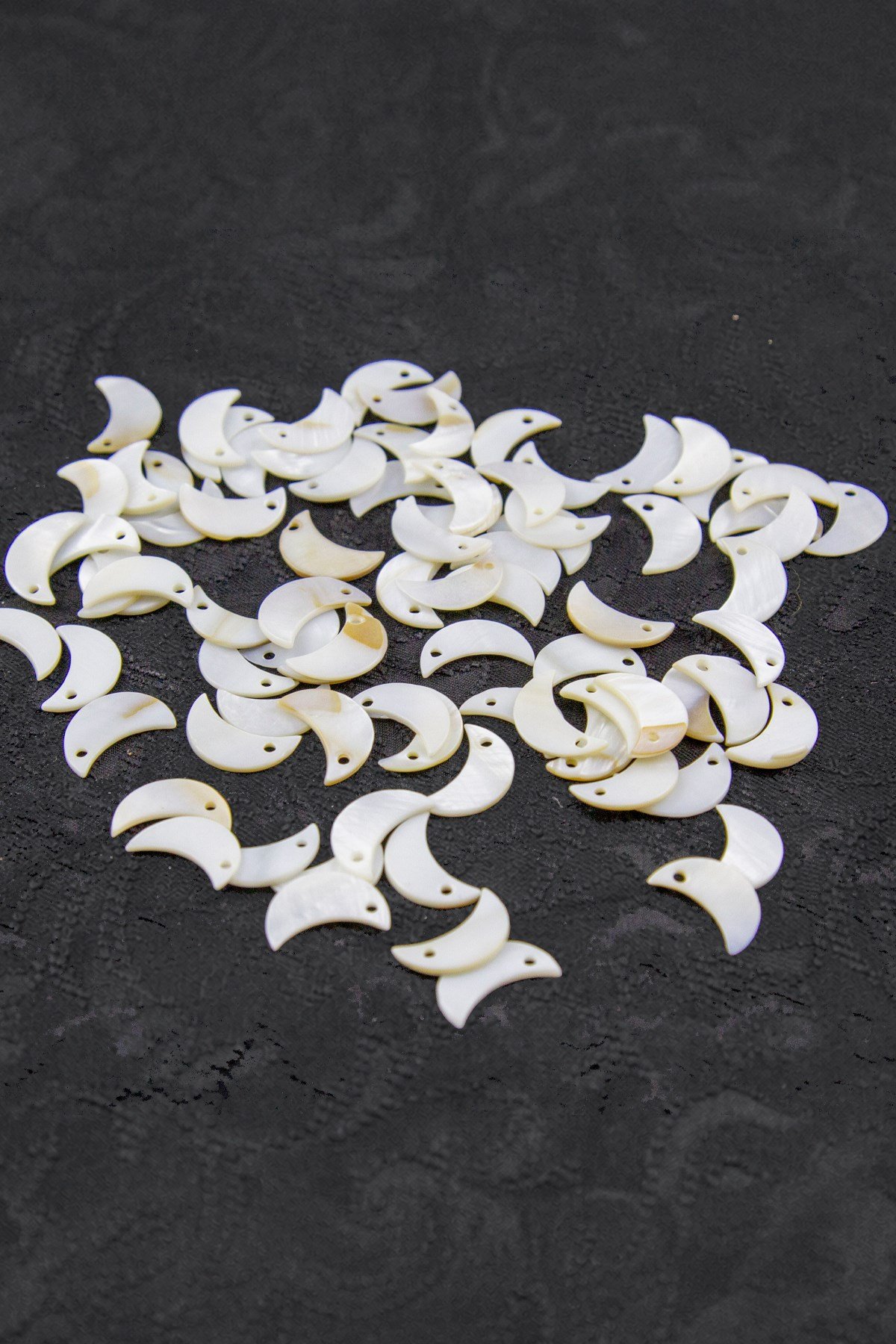 7x15 mm İnce Kuş Desen Pul Doğal Taş Takı Aksesuar Malzemesi (35 Adet)