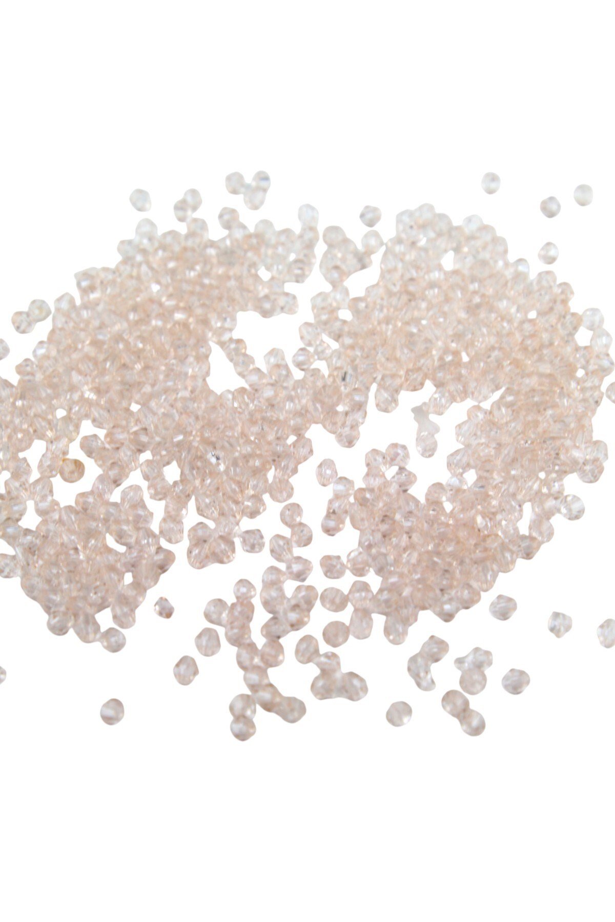 Açık Kavun İçi 5 mm Piramit Akrilik Boncuk Aksesuar Takı Malzemesi (25 Gram)