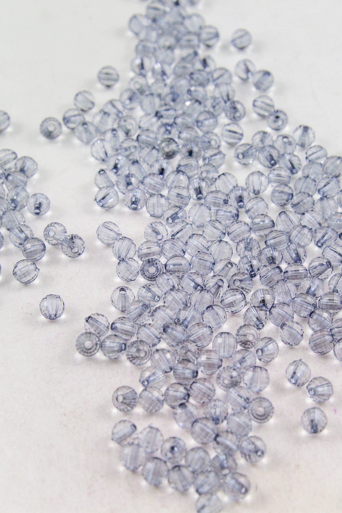 Açık Mavi 6 mm Dünya Akrilik Boncuk Aksesuar (25 Gram)