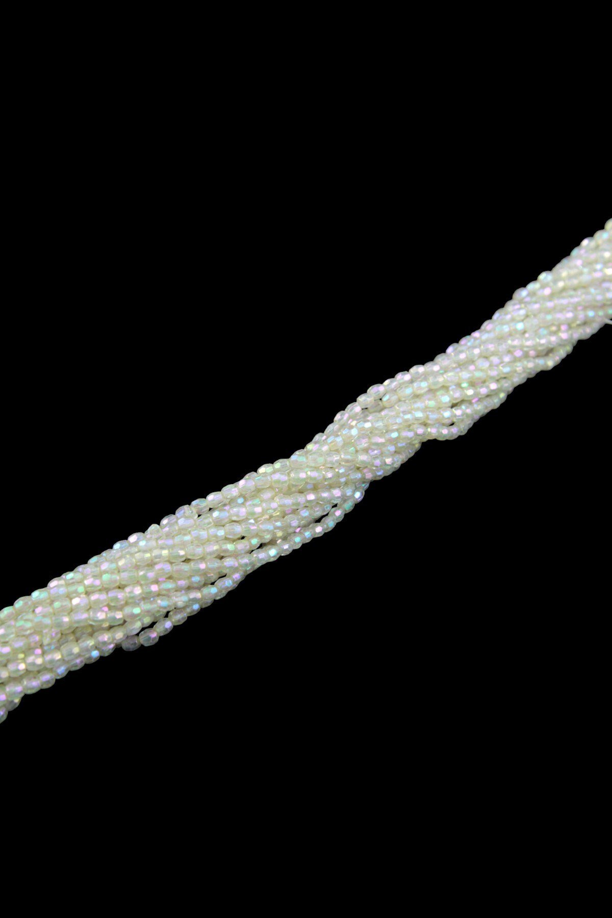 Bej Sarı Tonunda 4 mm Plastik Boncuk Aksesuar Takı Malzemesi (20 Gr)