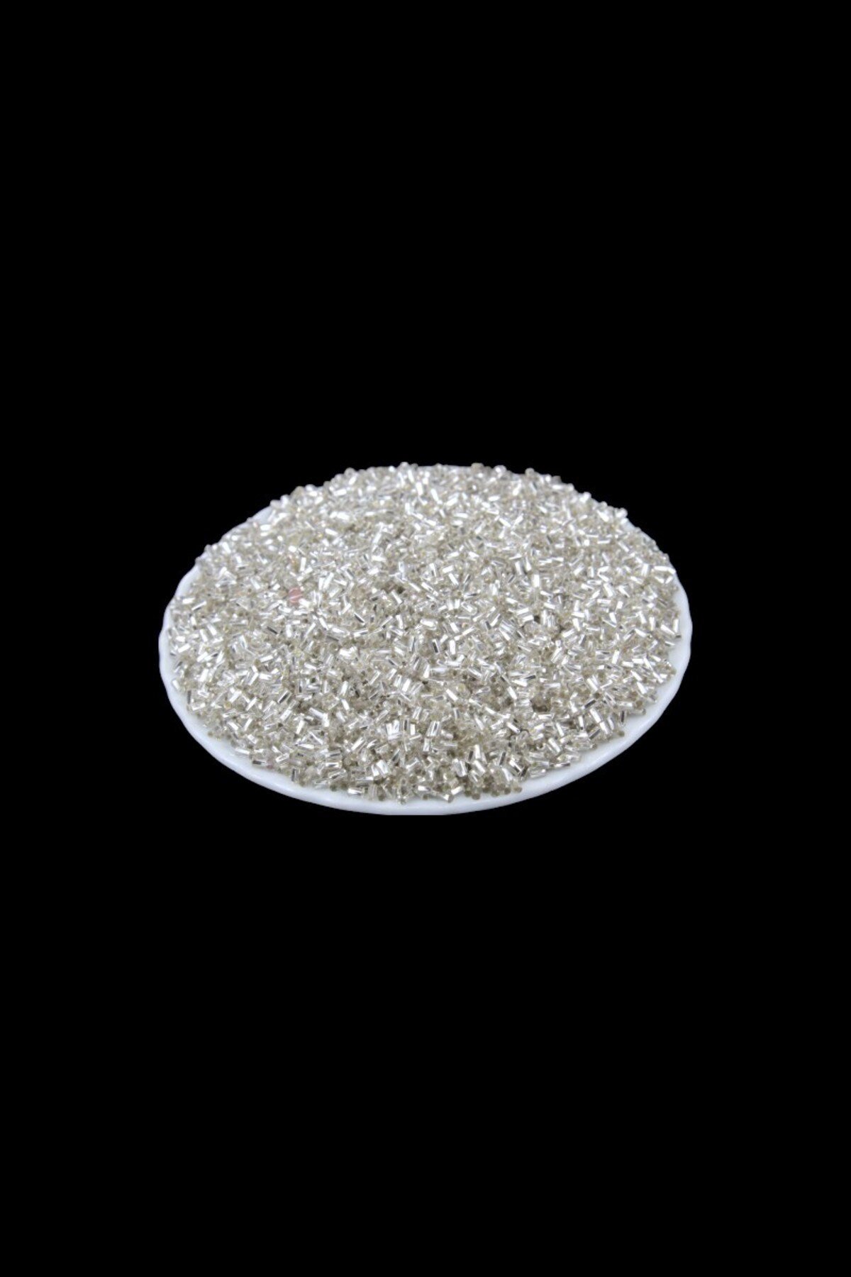 Burgulu Gümüş 4x2 mm Büyük Kesme Boncuk 50 Gr