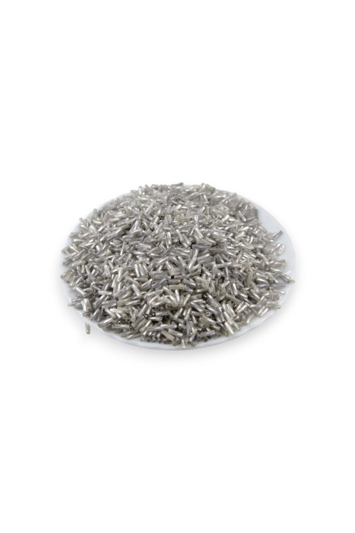 Burgulu Yeşil Boru 6x2 mm Boncuk 100 Gr
