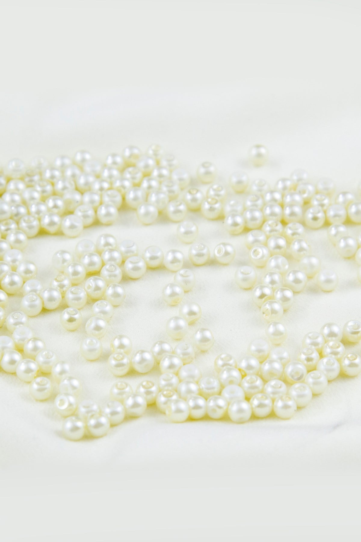 Cam İnci Boncuk 5 mm Koyu Mavi Aksesuar Takı Malzemesi (25 Gr)