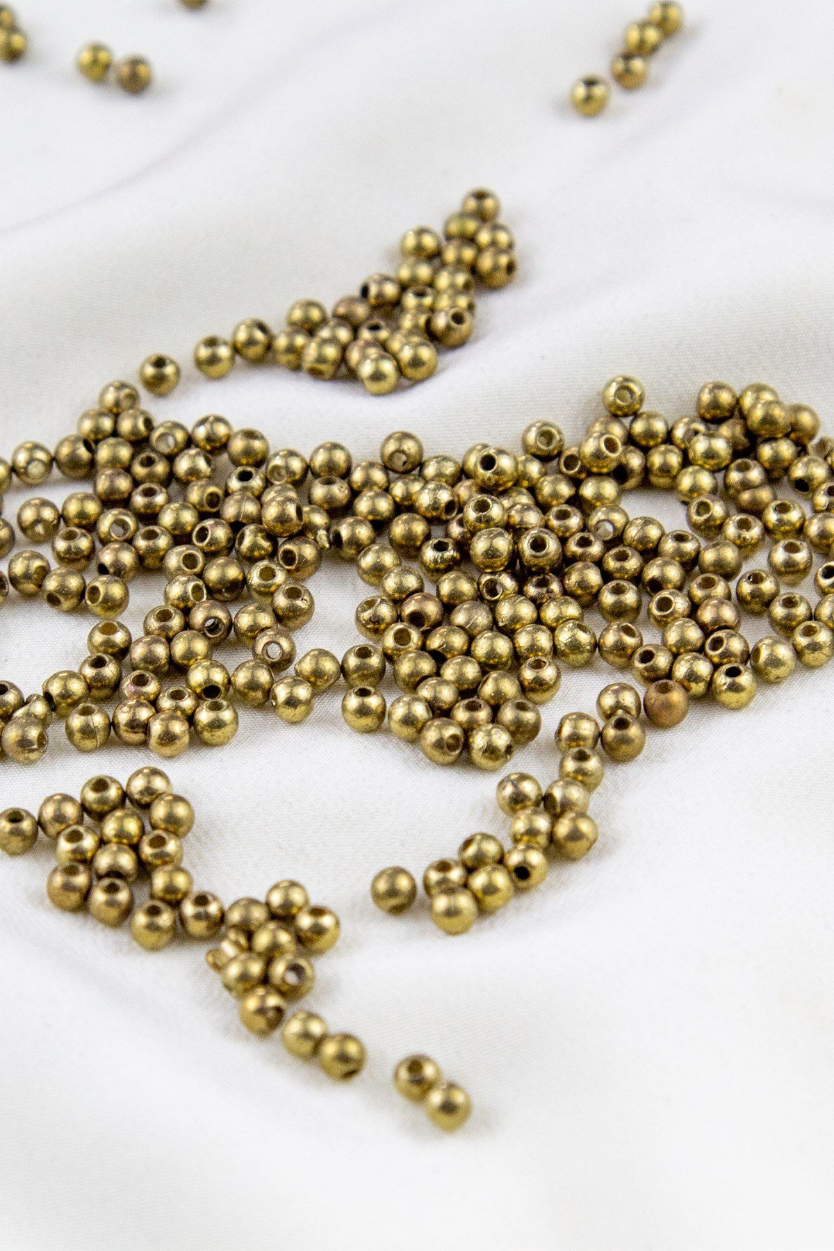 CCB Gold1 Kaplama 4 mm Plastik İnci Boncuk Aksesuar Malzemesi (25 Gr)