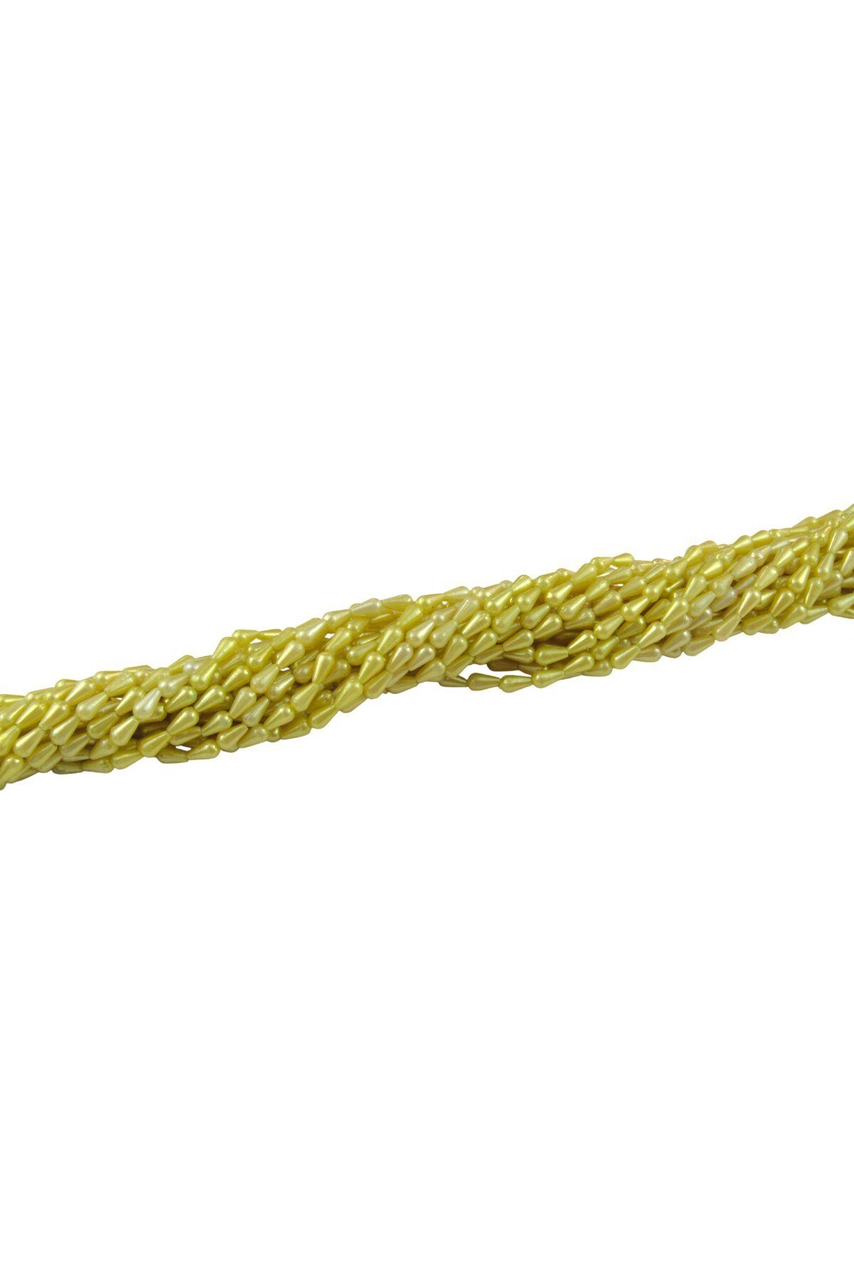 Damla İnci 6x10 mm Limon Sarı Tonları Boncuk (20 Gr Ortalama 125 Adet)
