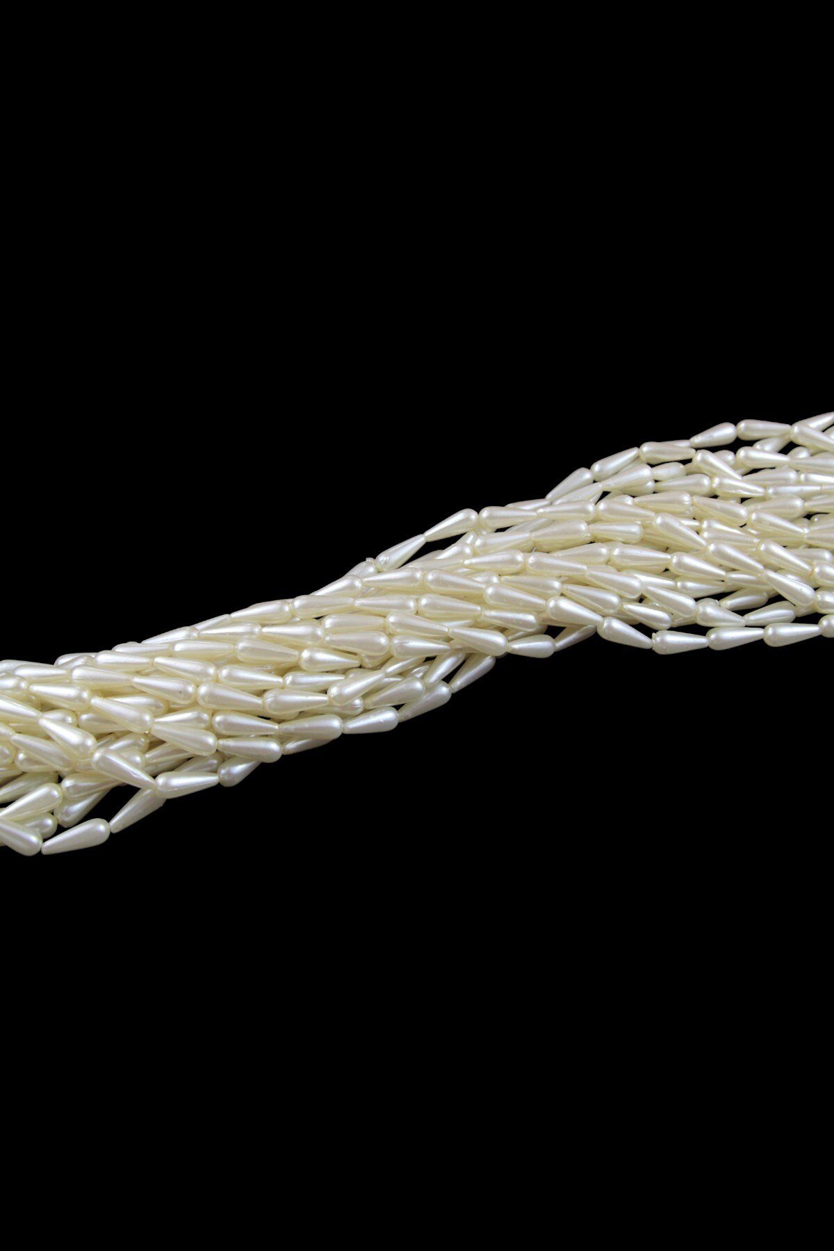 Damla İnci 7x18 mm Boncuk ( 100 Adet)