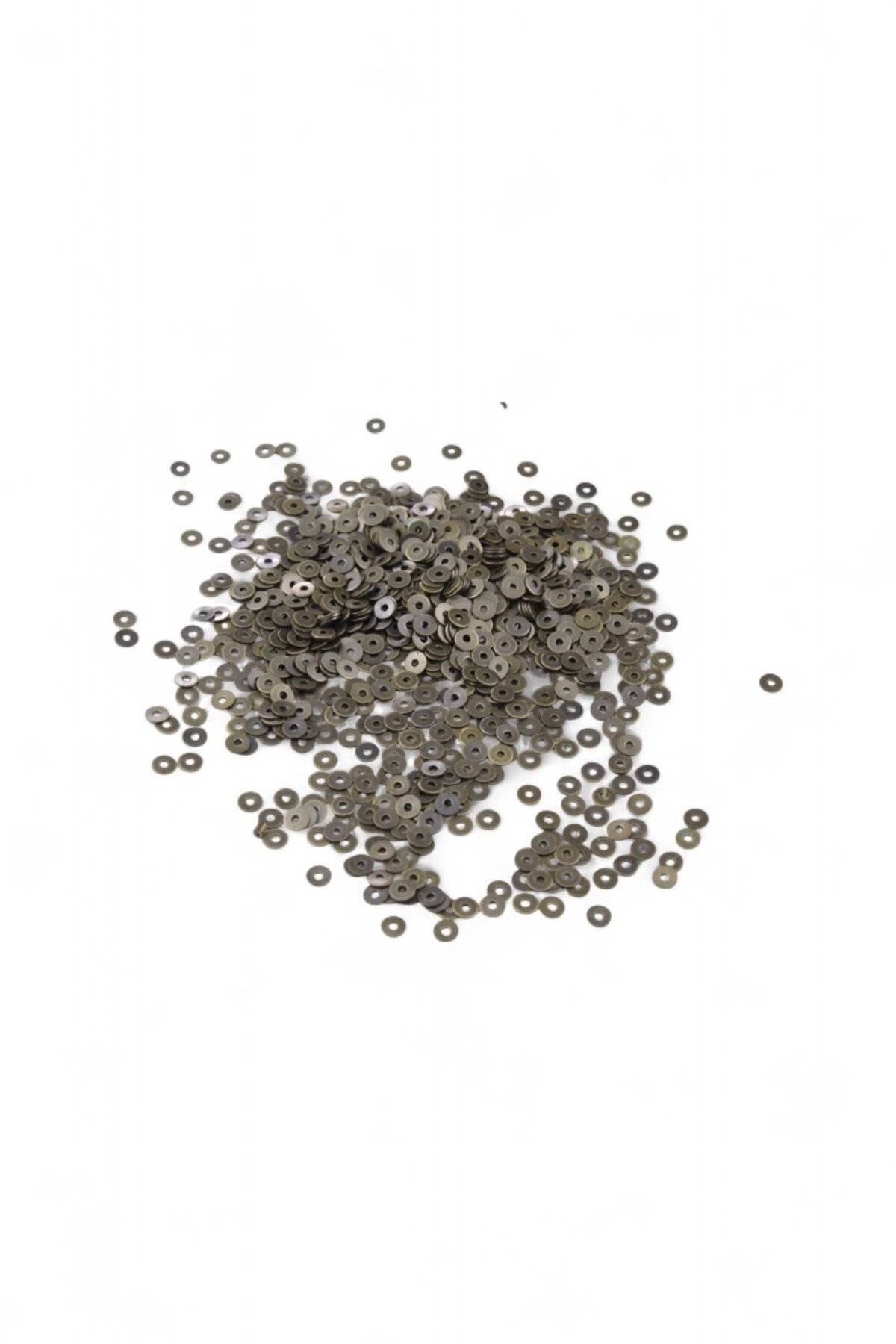 Eskitme Bakır 4,5 mm Ortadan Delikli Pirinç Pul Payet (30 Gr 540 Adet)