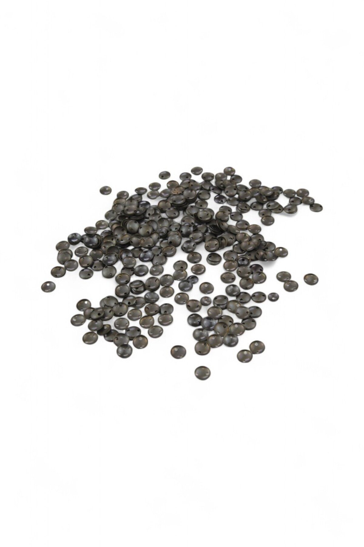 Eskitme Bronz 8 mm Bombeli Pirinç Pul Payet (30 Gr 170 Adet)