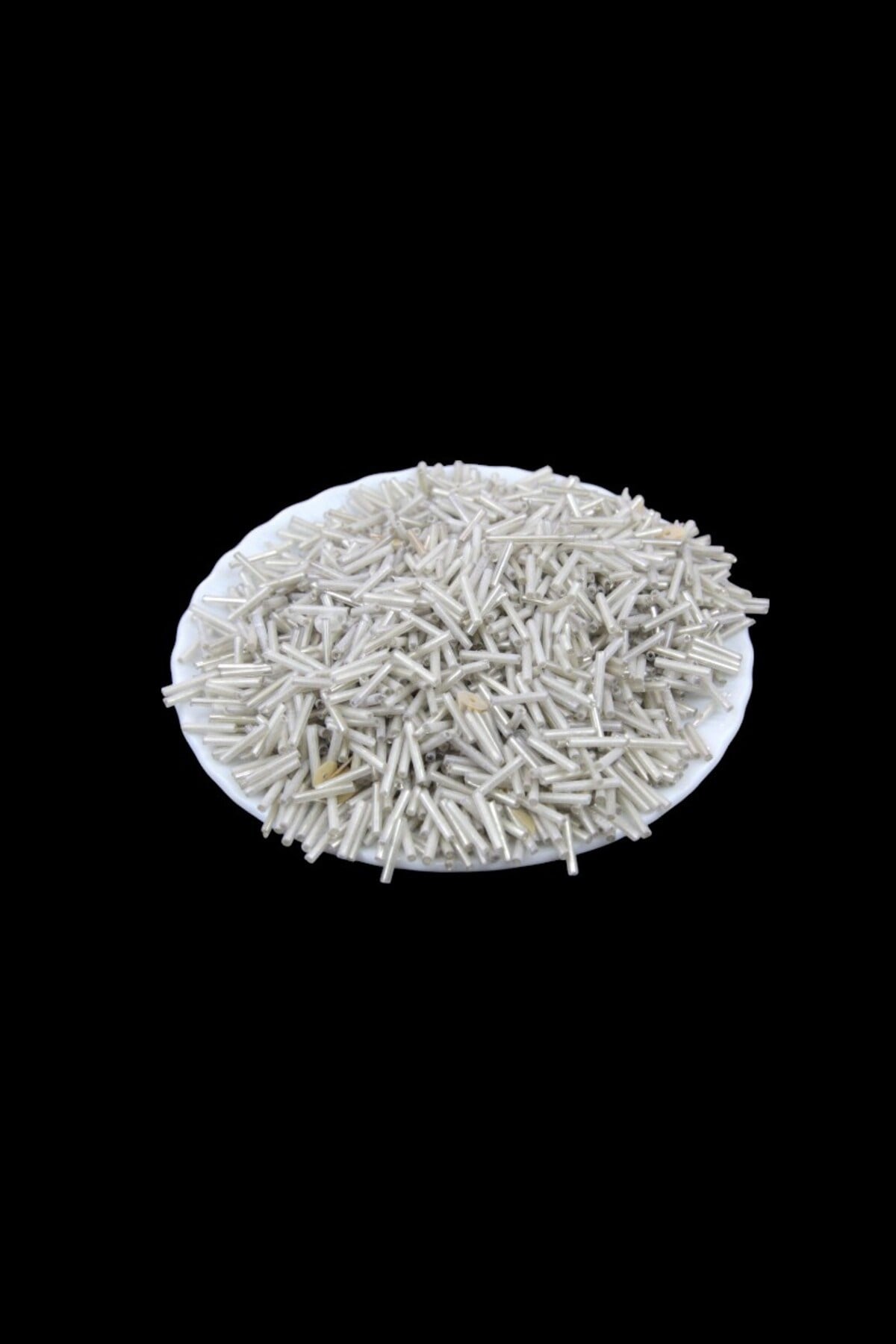 Eskitme Gümüş Boru 12 mm Boncuk 45 Gr