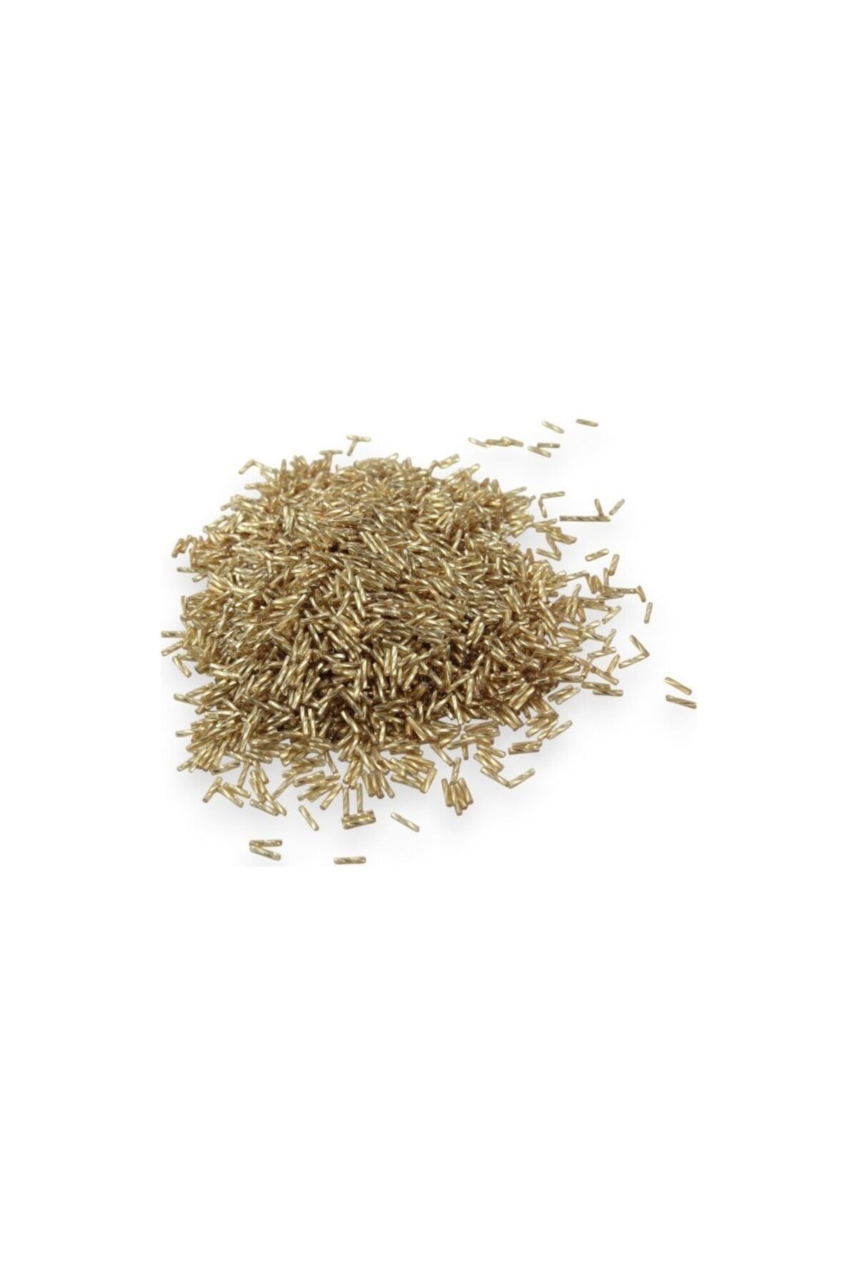 Gold Burgulu Boru 12 mm Boncuk 100 Gr