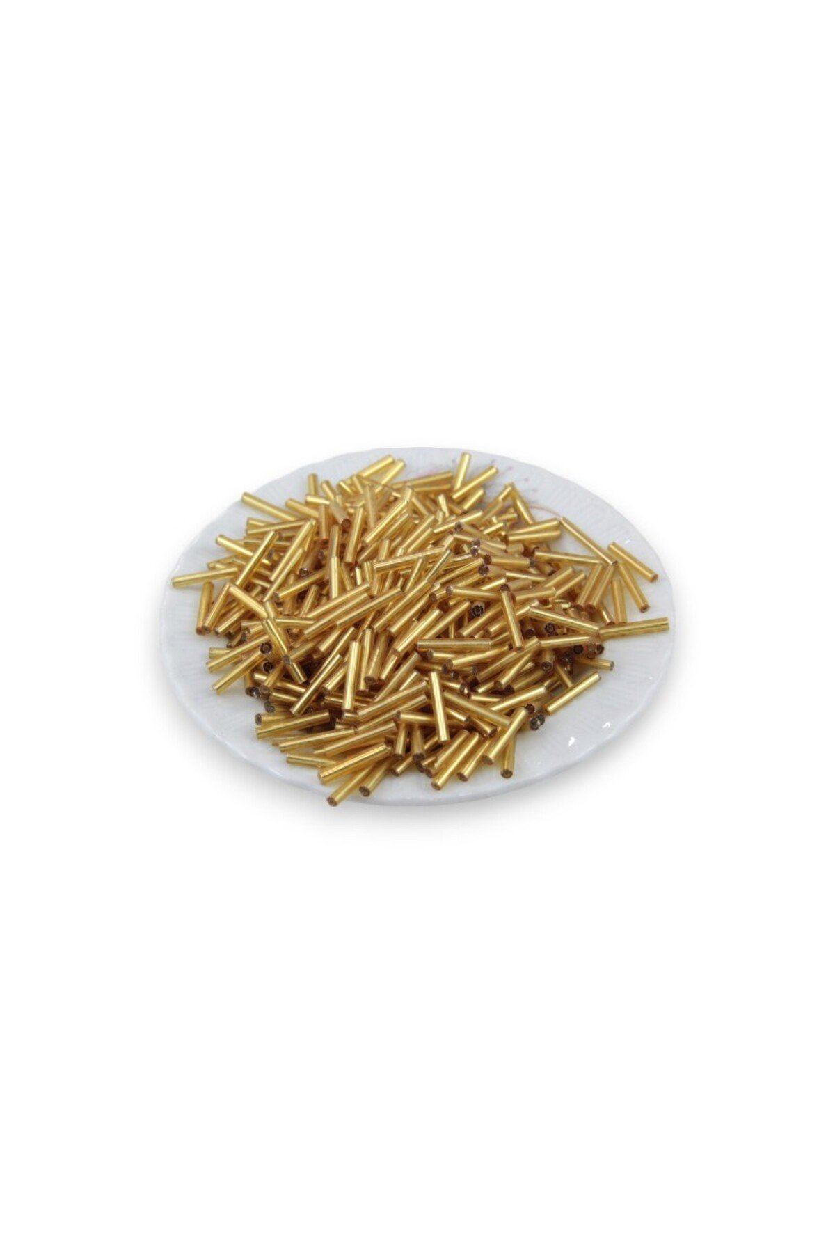 Gold Uzun Boru 16 mm Boncuk 35 Gr