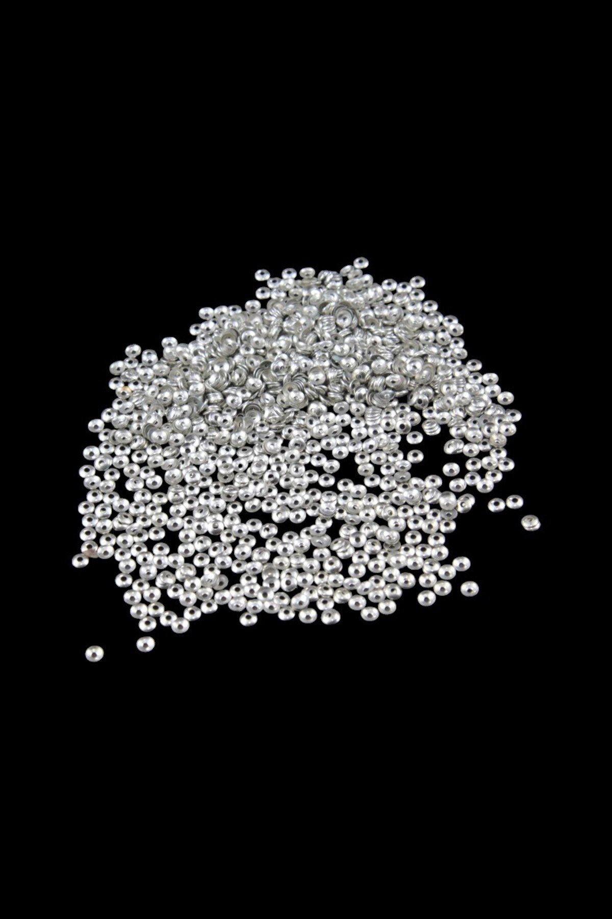Gümüş 5 mm Bombeli Pul Payet (30 Gr 460 Adet) Seri No 60