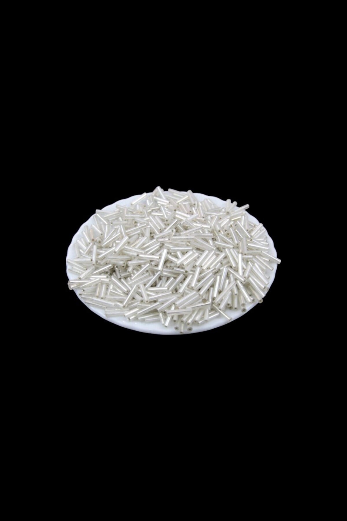 Gümüş Uzun Boru 14 mm Boncuk 50 Gr
