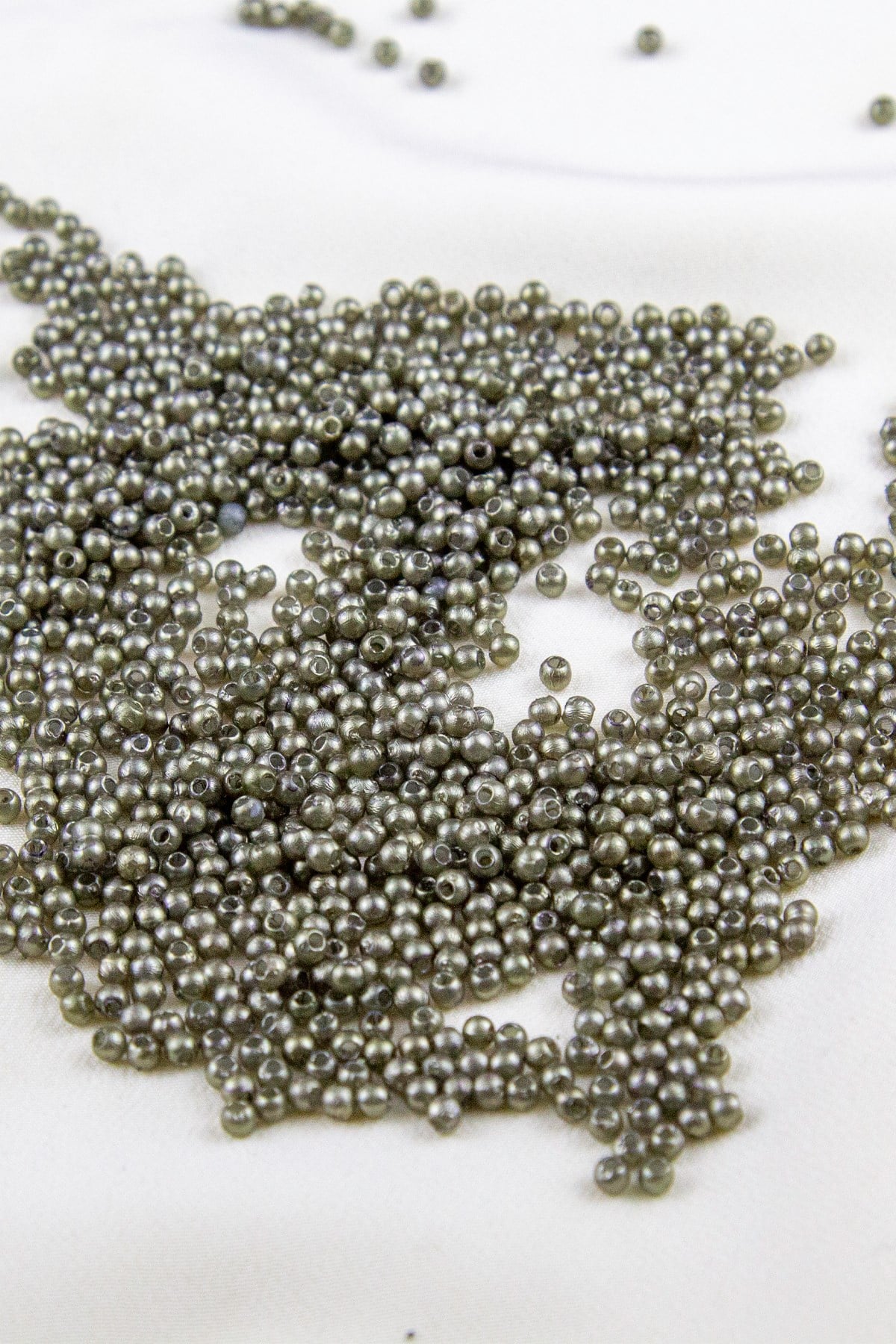 Haki 3 mm Plastik İnci Boncuk Takı Aksesuar Malzemesi (25 Gr)