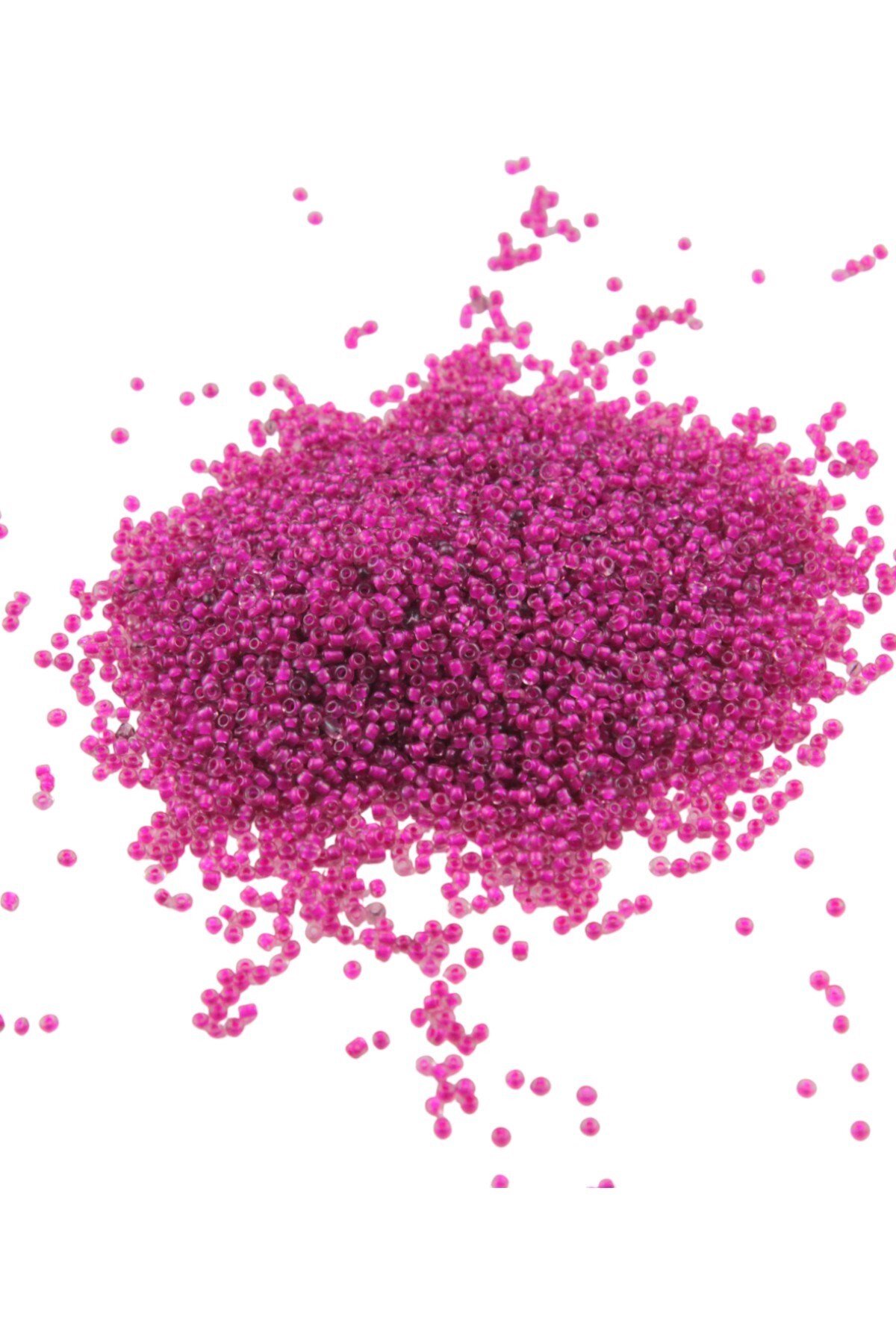İçten Boyalı Fuşya (11/0) 2 mm Kum Boncuğu 90 gr