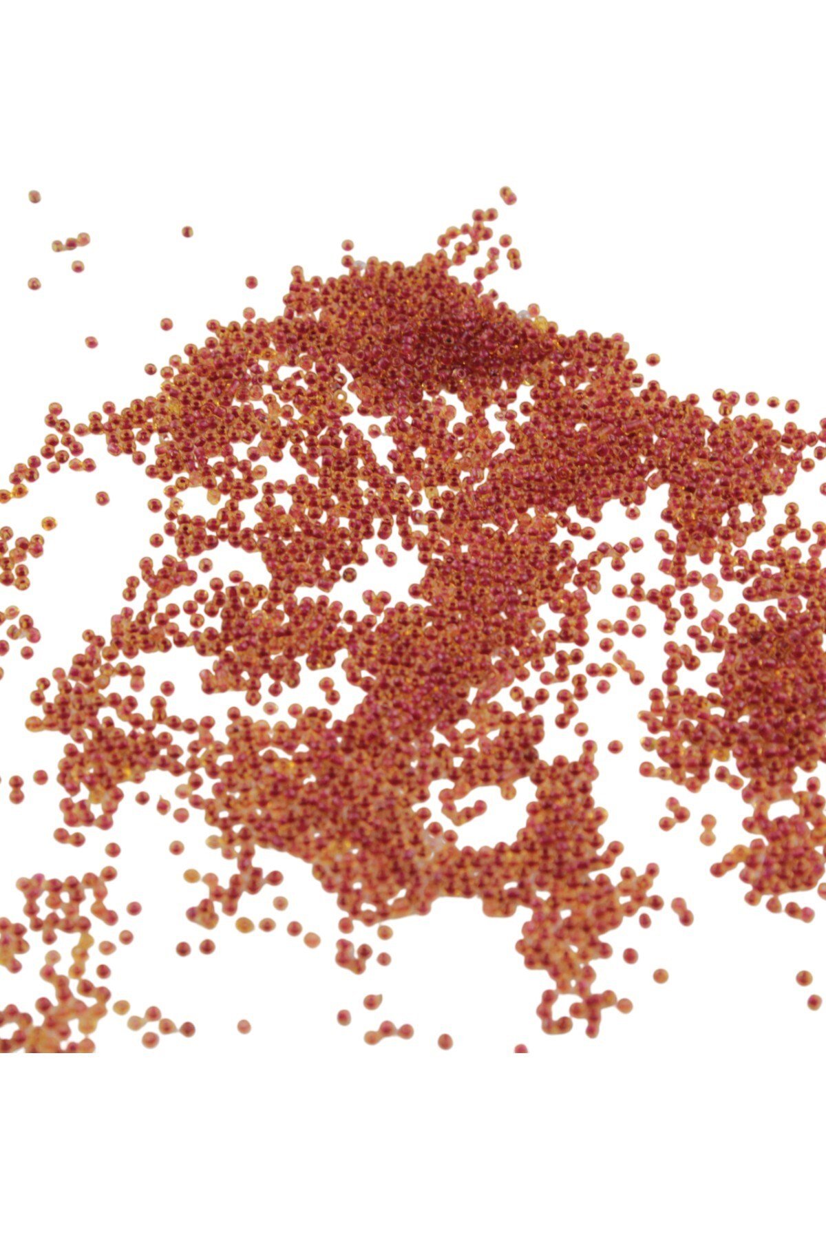 İçten Boyalı Kırmızı (11/0) 2 mm Kum Boncuğu 100 gr