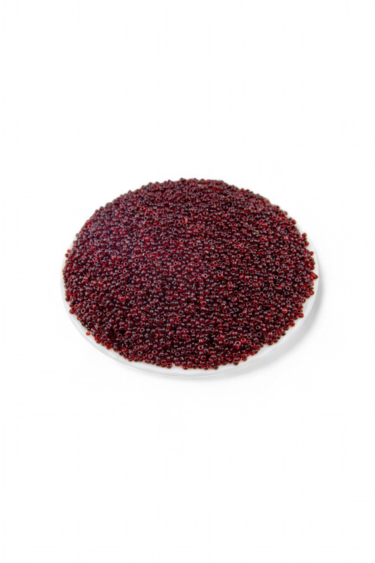 İçten Boyalı Kırmızı (11/0) 2 mm Kum Boncuğu 100 gr