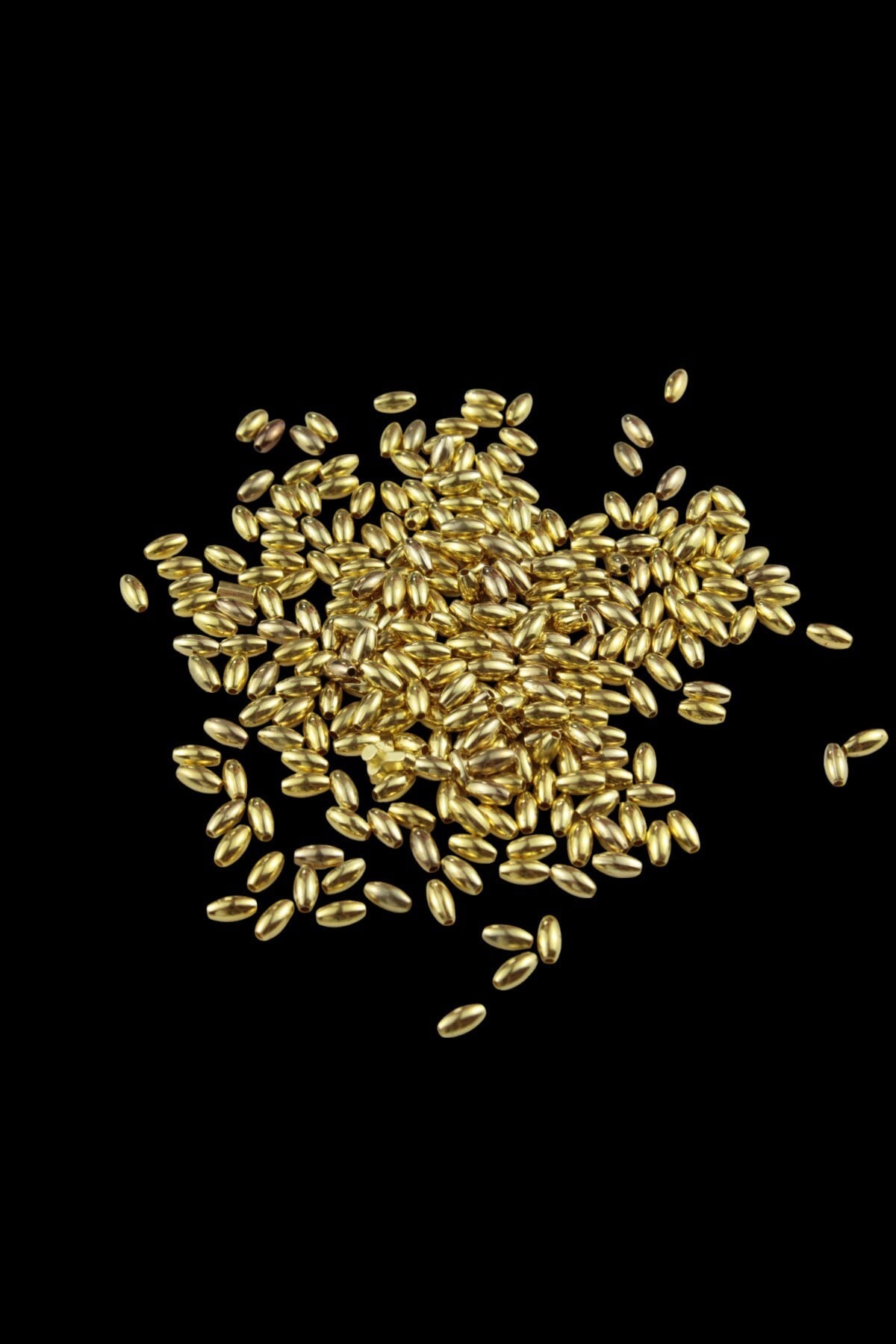 İnci Arpa Boncuk Açık Gold 4x8 mm (20 Gr Ortalama 300 Adet)