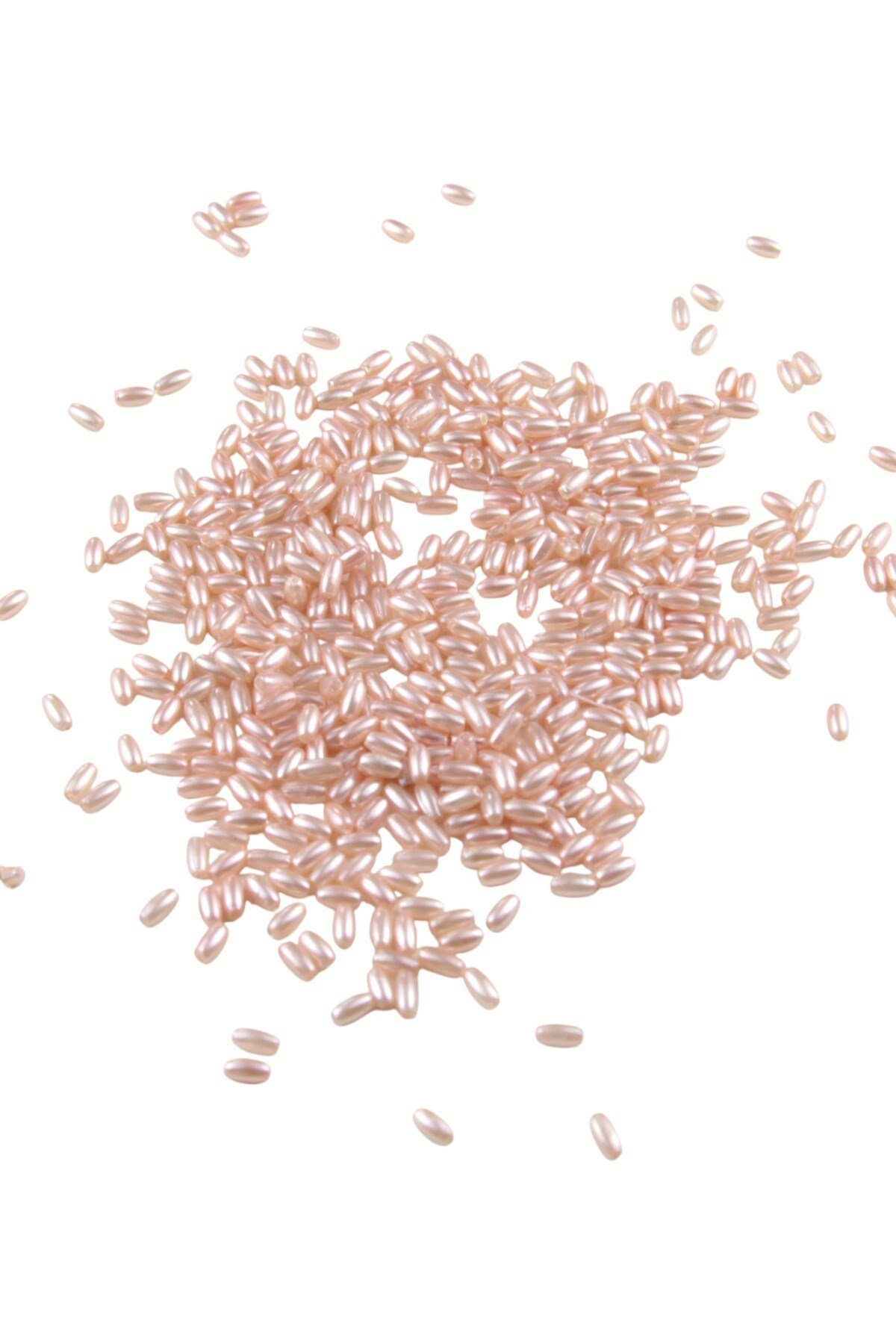 İnci Arpa Boncuk Güzel Pudra Pembe 3x6 mm (20 Gr Ortalama 600 Adet)