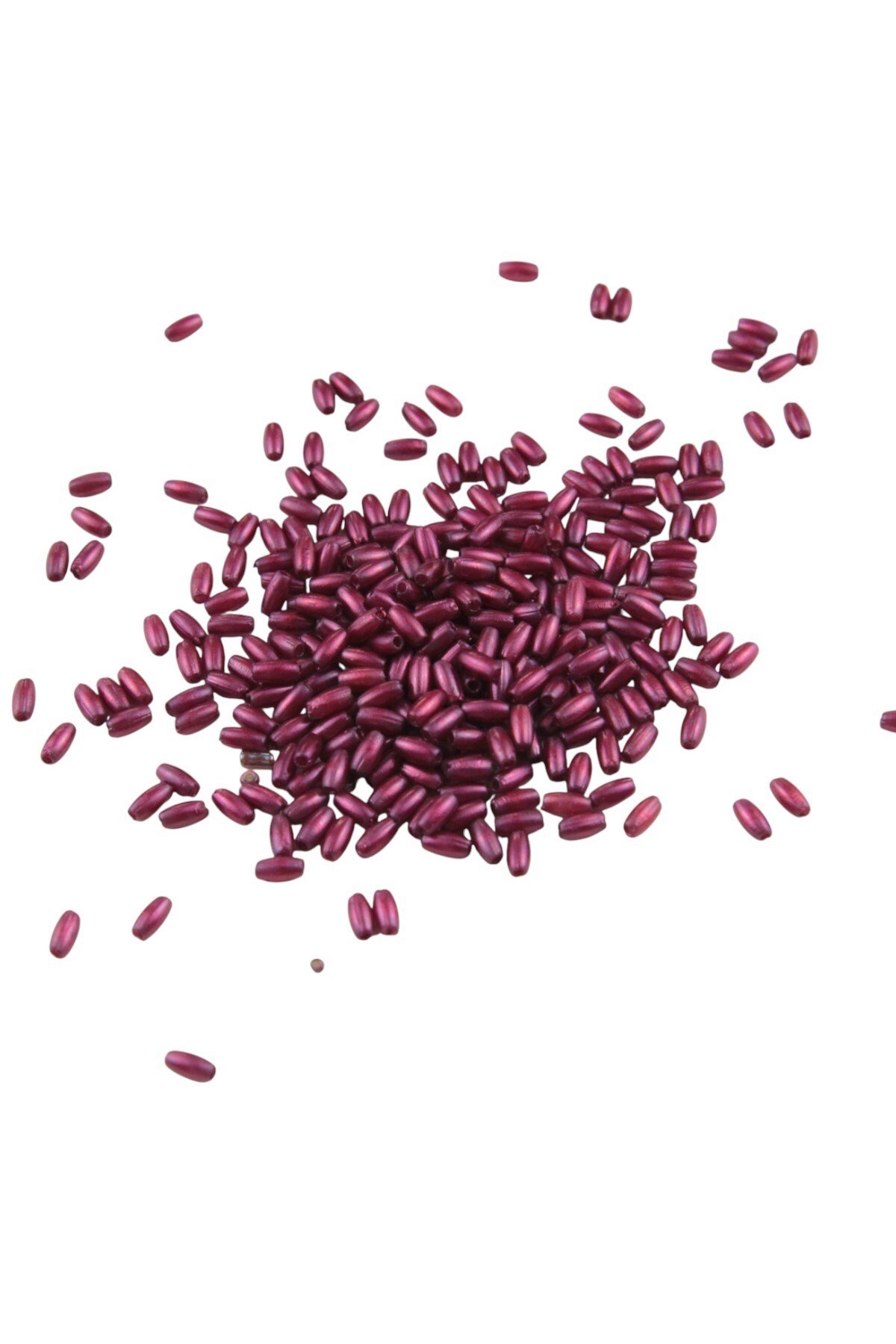 İnci Arpa Boncuk Mat Bordo ve Tonu 3 mm (20 Gr Ortalama 600 Adet)
