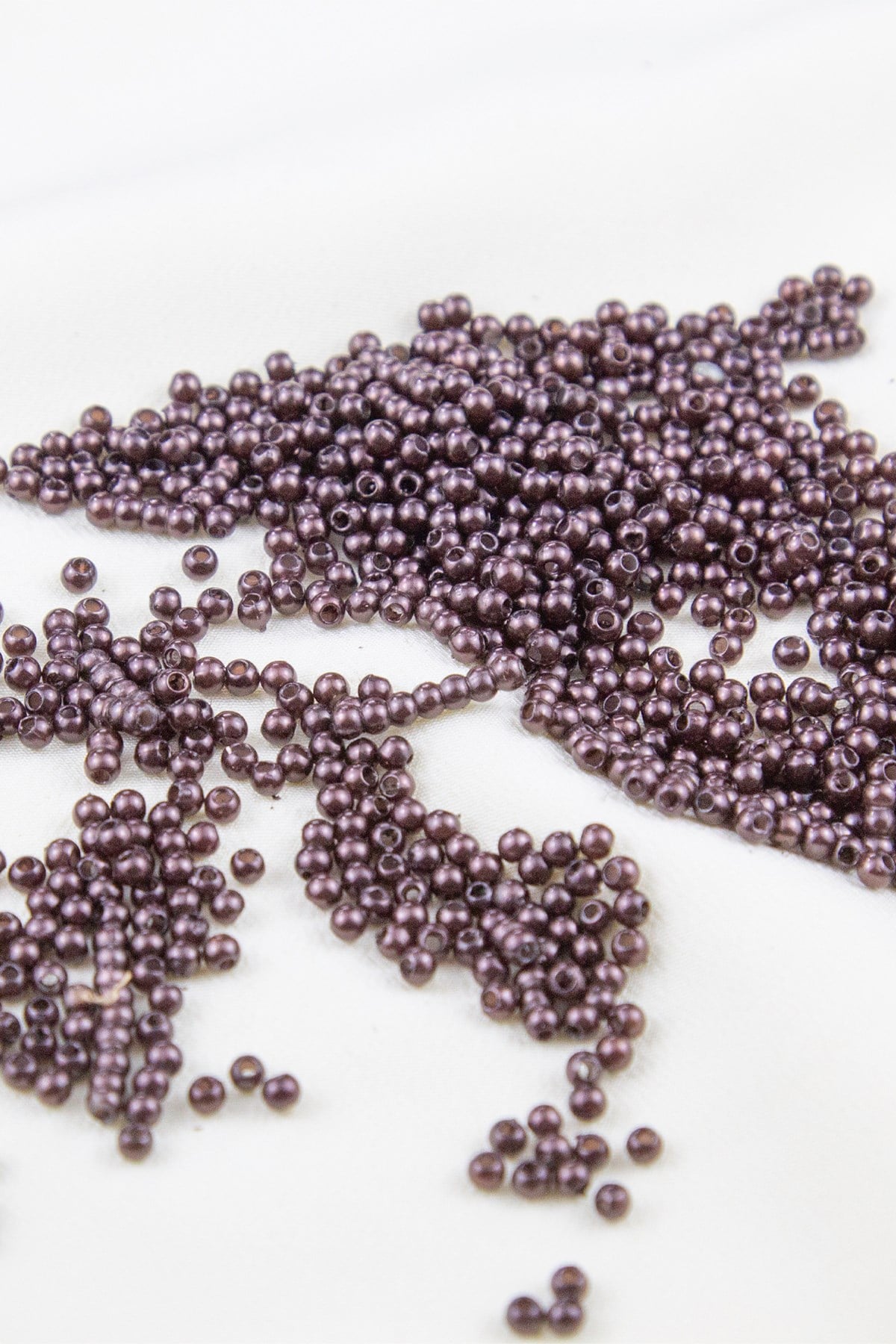 Kahve1 3 mm Plastik İnci Boncuk Takı Aksesuar Malzemesi (25 Gr)