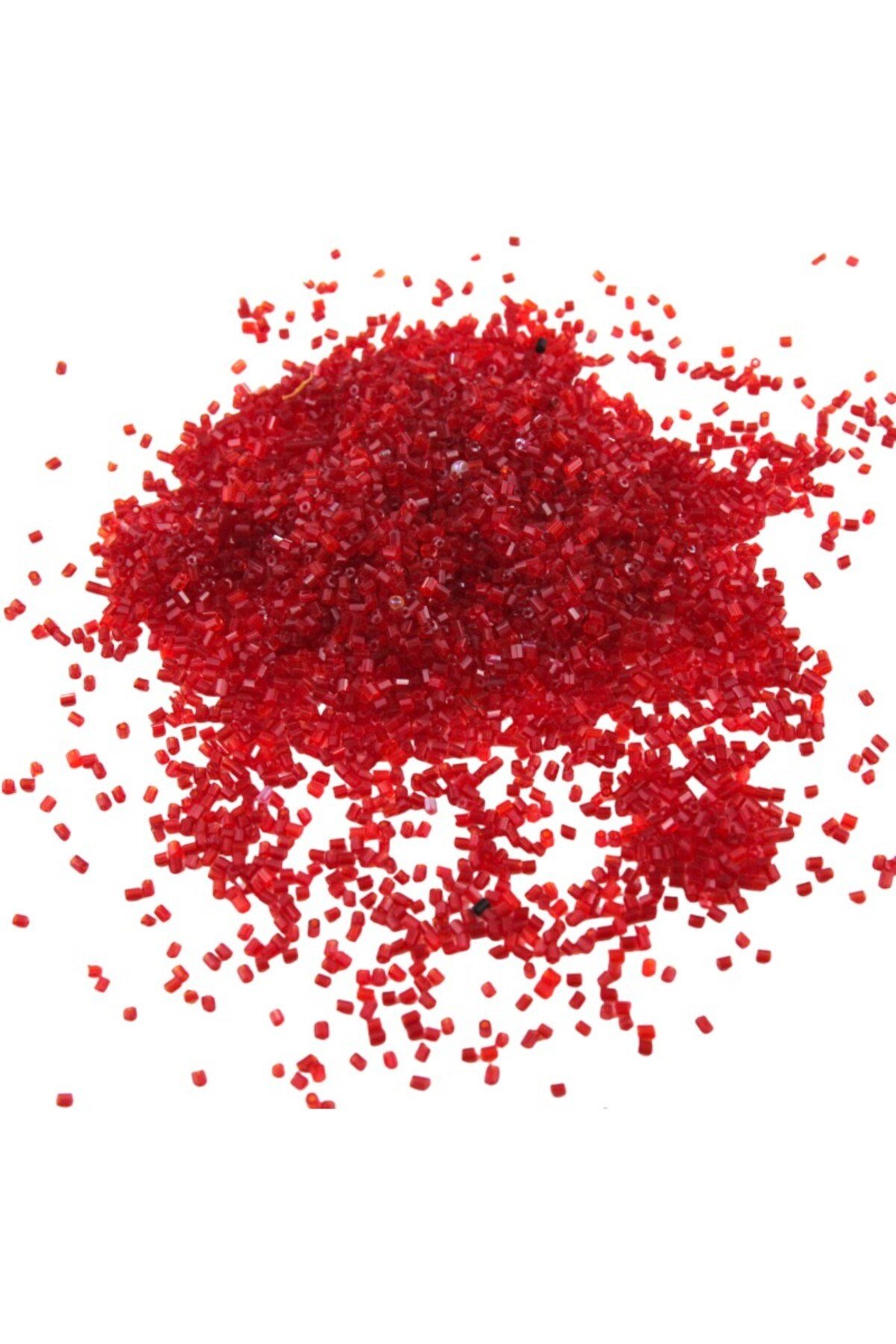 Kesme Boncuk 2 Renk Kırmızı Karışık 2x1,5 mm (100 Gr 4000 Adet)