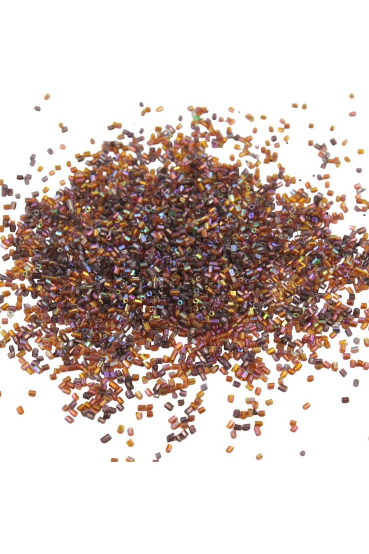 Kesme Boncuk Kahverengi Janjan 2x1,5 mm (100 Gr 4000 Adet)
