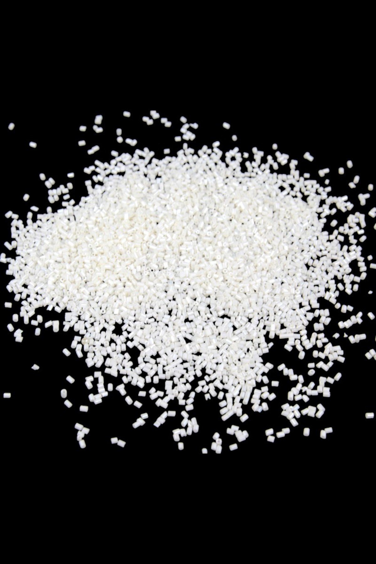 Kesme Boncuk Kırık Beyaz 2x1,5 mm (100 Gr 4000 Adet)