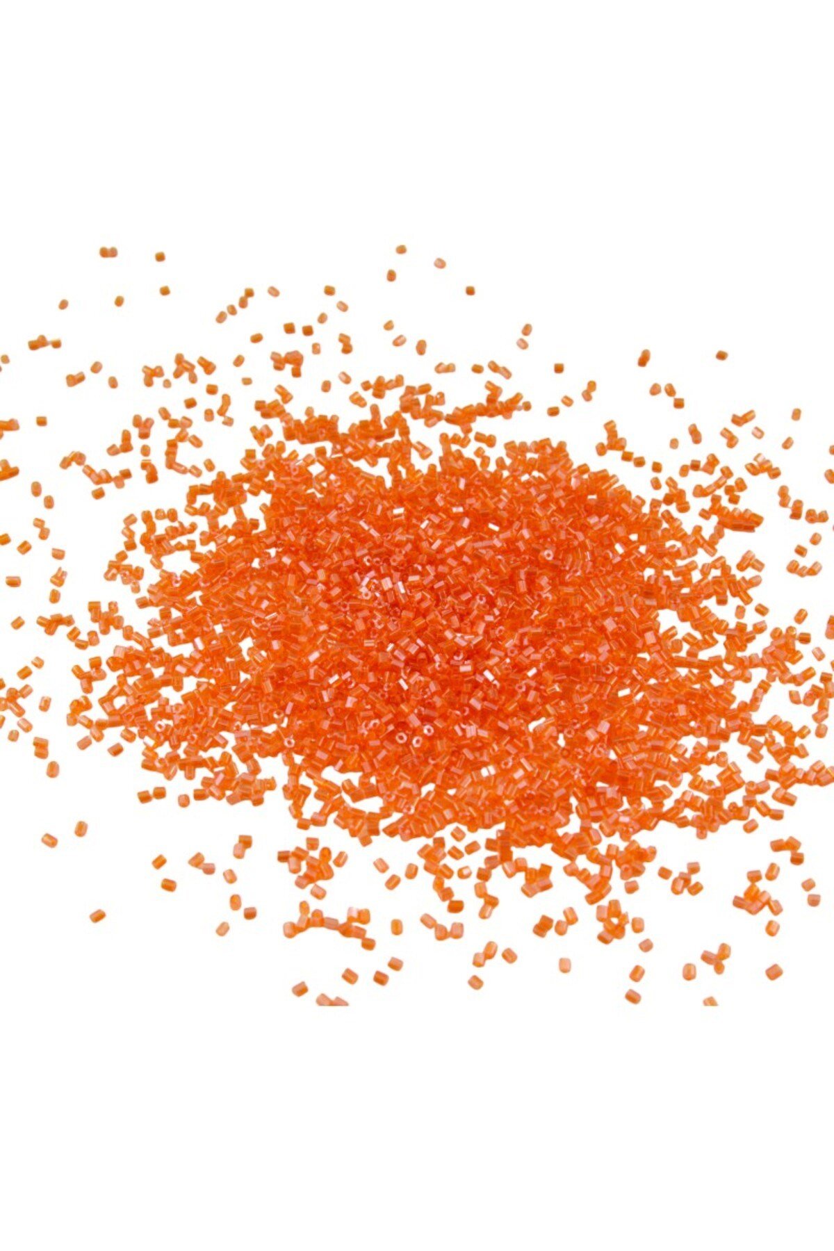 Kesme Boncuk Koyu Turuncu 2x1,5 mm (100 Gr 4000 Adet)