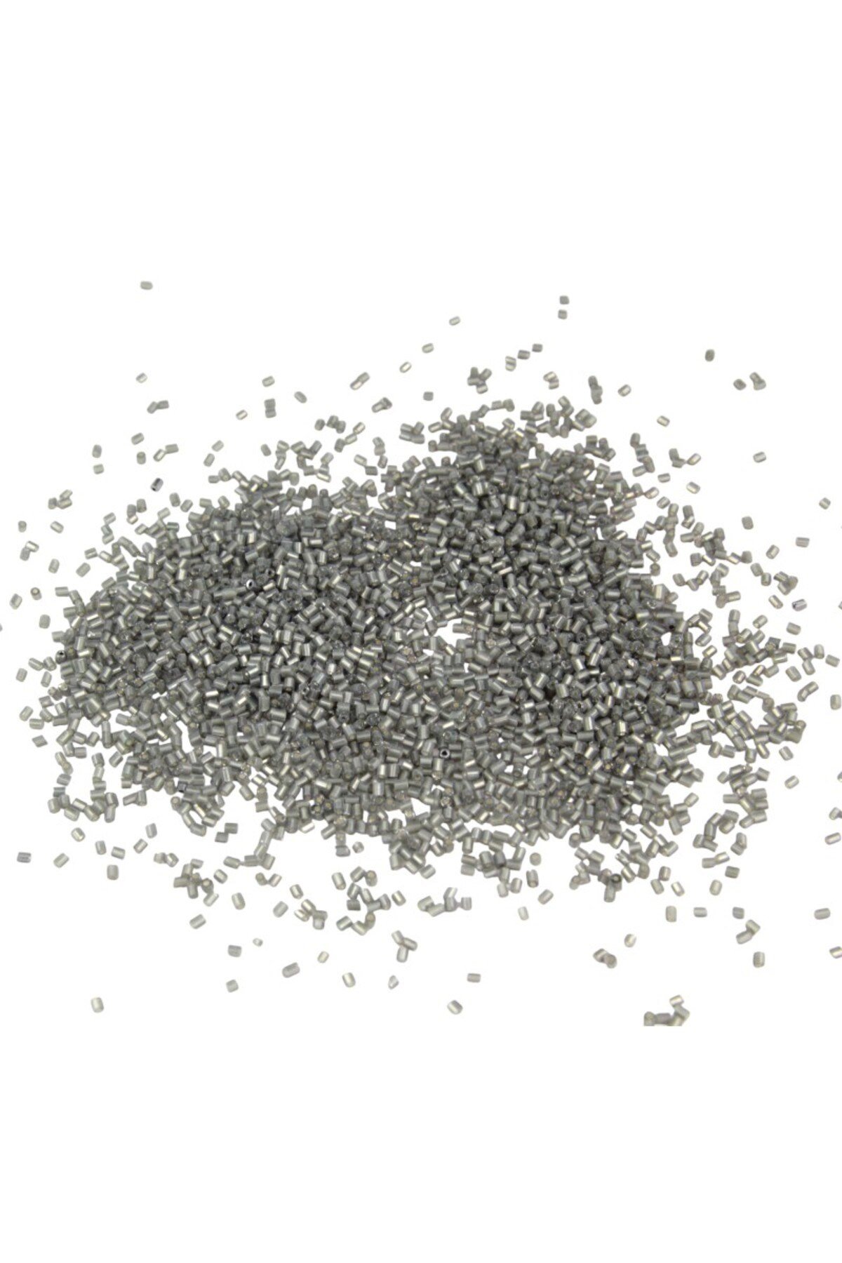 Kesme Boncuk Kristal Açık Gri 2x1,5 mm (100 Gr 4000 Adet)