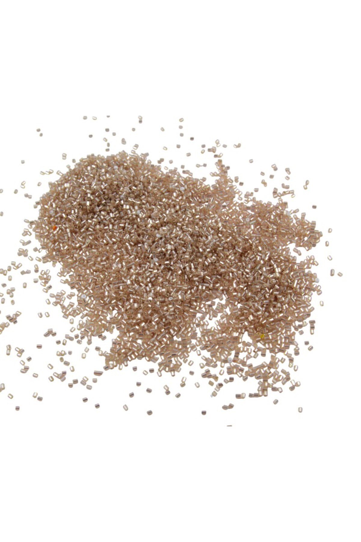 Kesme Boncuk Kristal Açık Kahverengi 2x1,5 mm (100 Gr 4000 Adet)