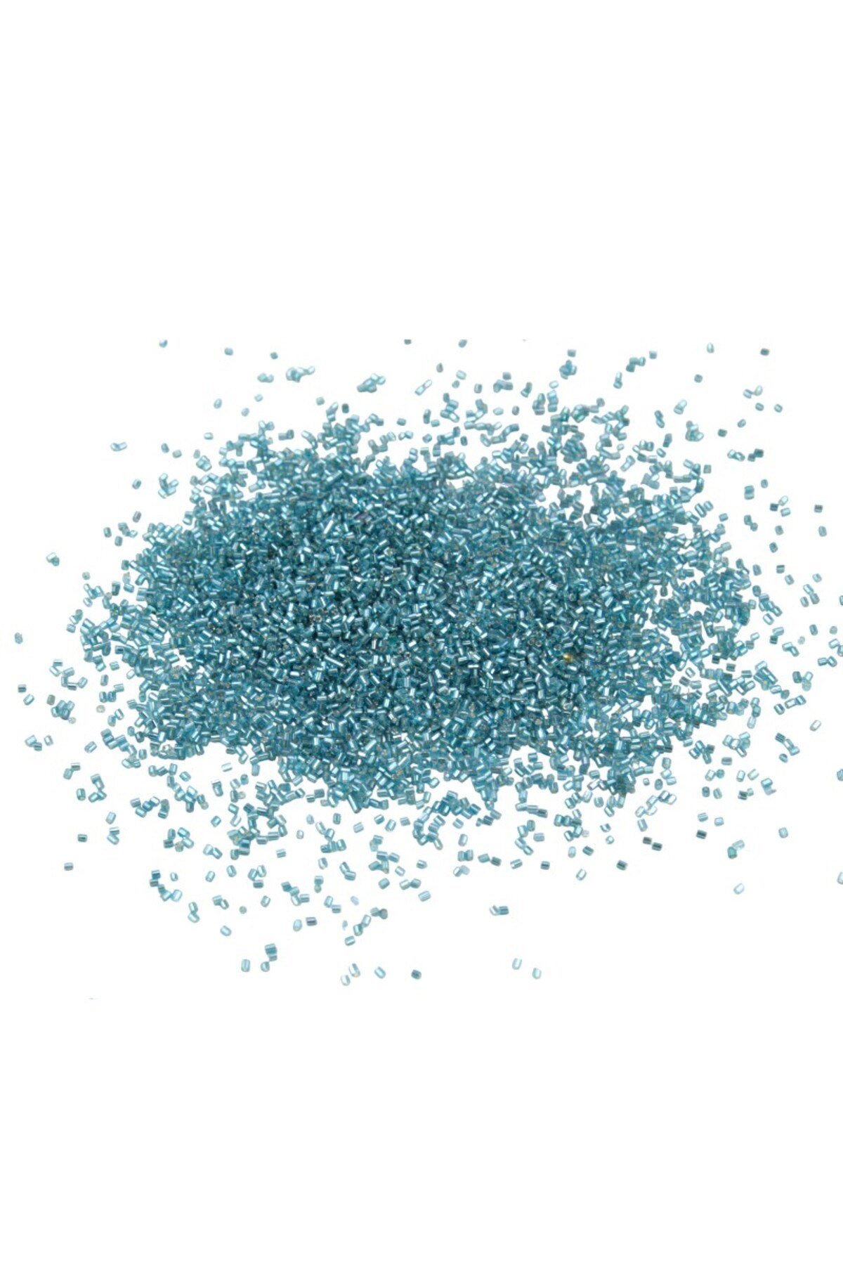 Kesme Boncuk Kristal Açık Mavi 2x1,5 mm (100 Gr 4000 Adet)