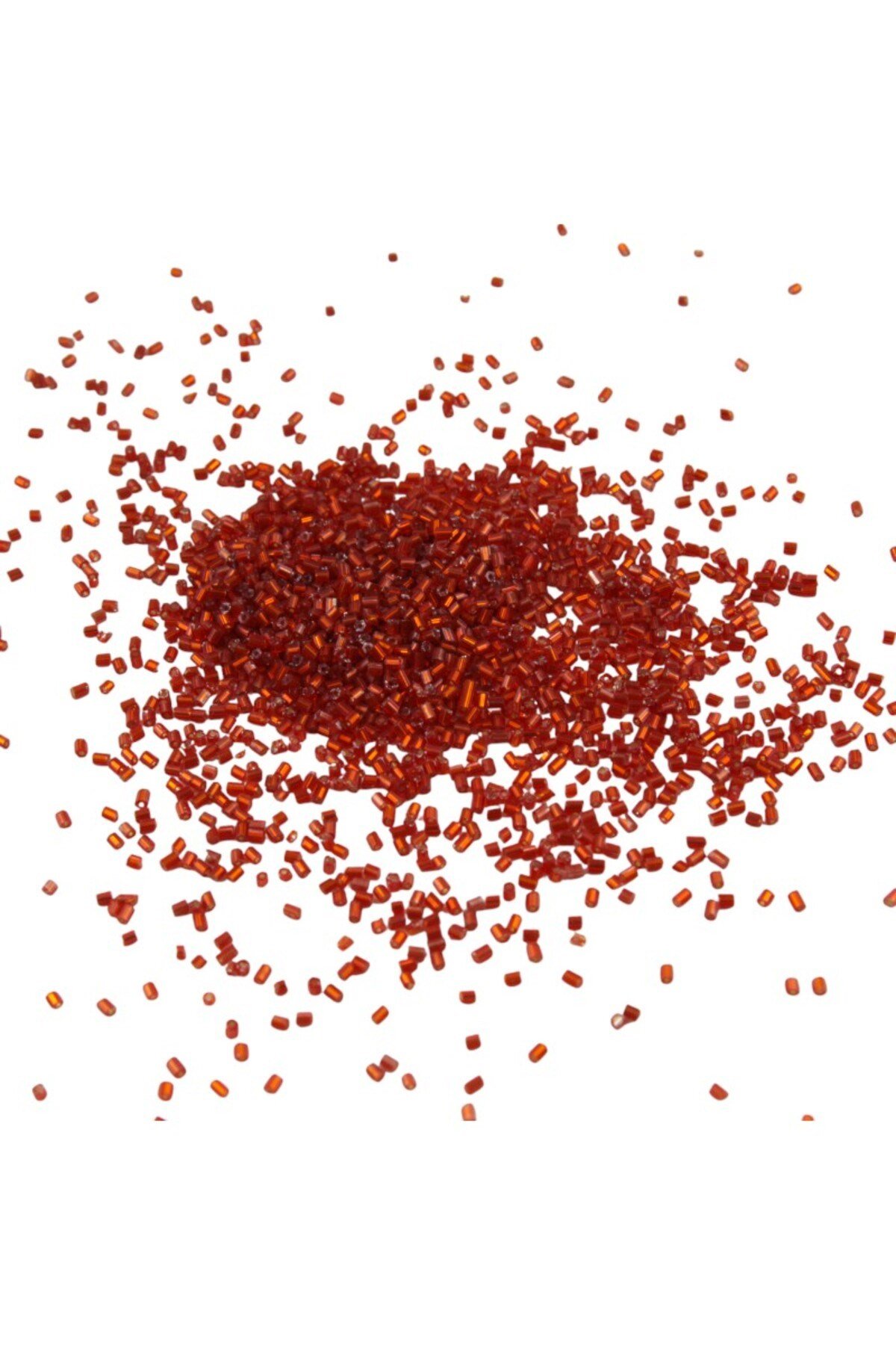 Kesme Boncuk Kristal Açık Oranj 2x1,5 mm (100 Gr 4000 Adet)
