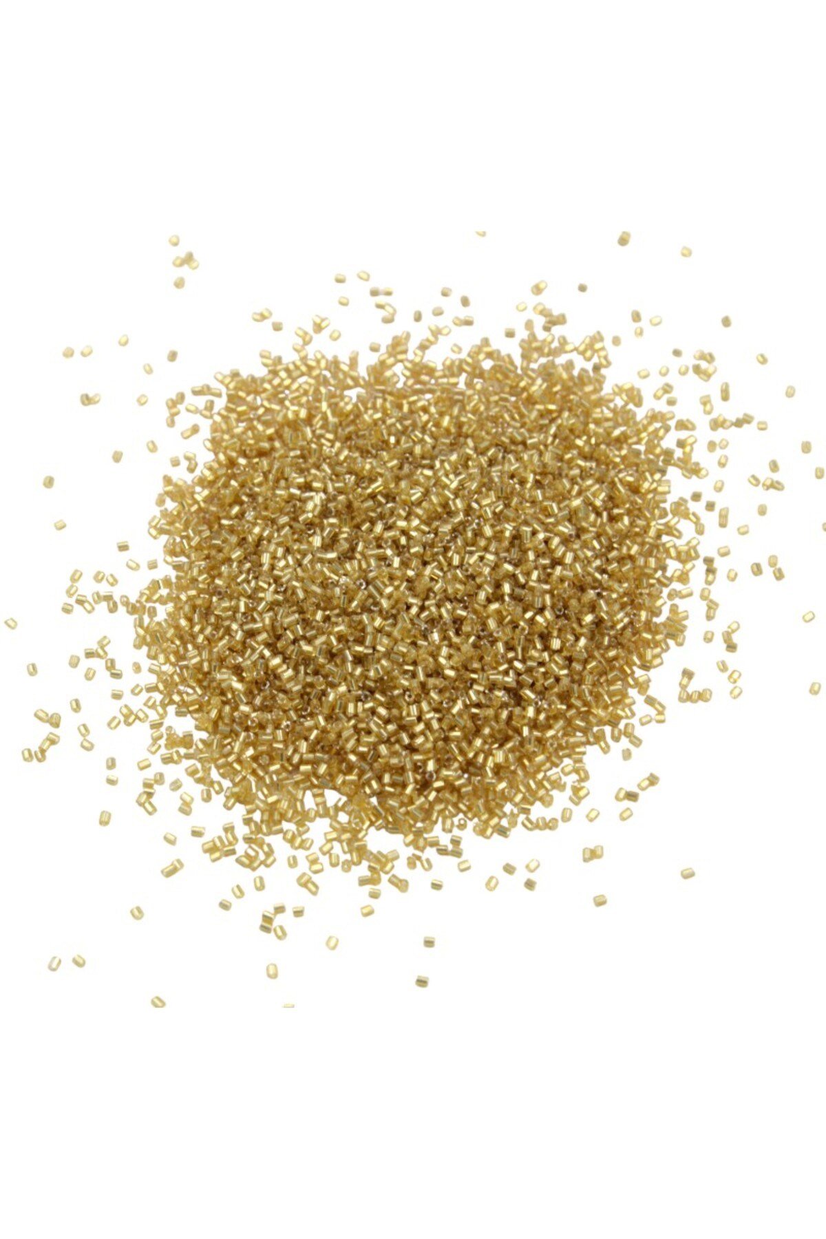 Kesme Boncuk Kristal Gold 2x1,5 mm (100 Gr 4000 Adet)