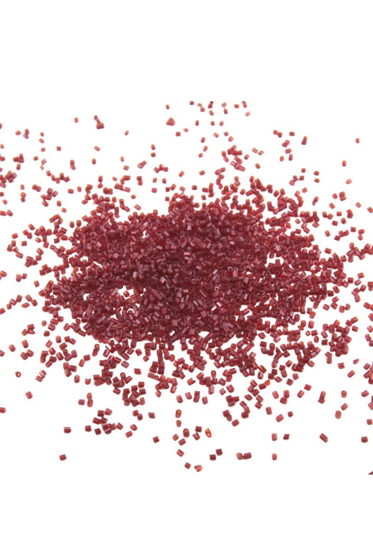 Kesme Boncuk Mat Koyu Bordo 2x1,5 mm (100 Gr 4000 Adet)