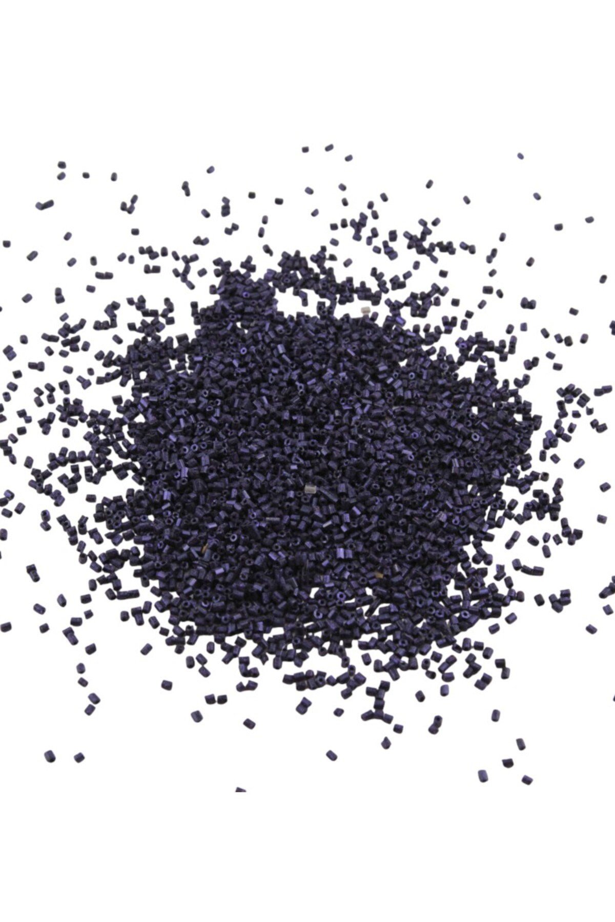 Kesme Boncuk Mat Mor 2x1,5 mm (100 Gr 4000 Adet)