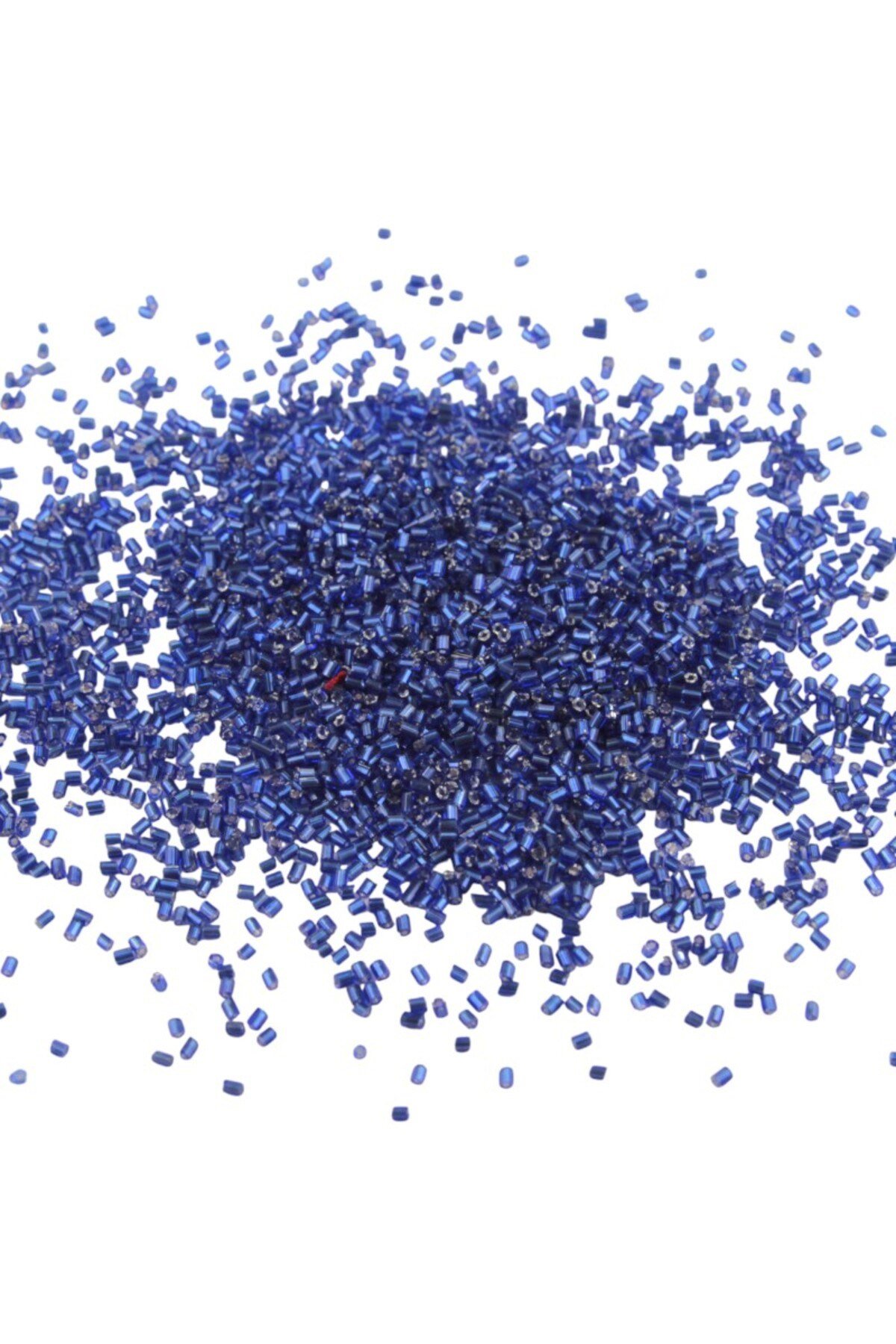 Kesme Boncuk Parlak Lacivert 2x1,5 mm (100 Gr 4000 Adet)