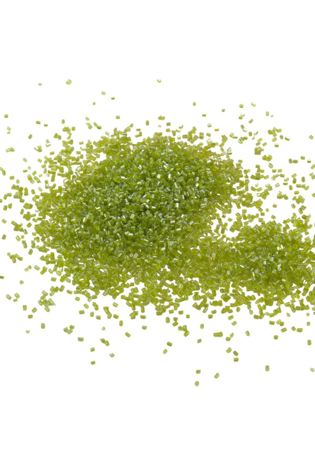 Kesme Boncuk Sarı Tonlu Yeşil 2x1,5 mm (100 Gr 4000 Adet)