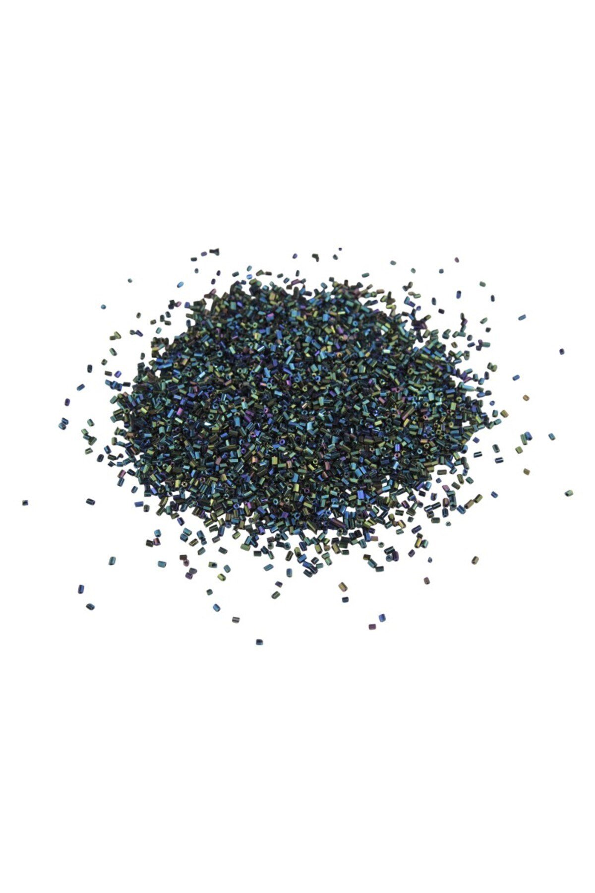 Kesme Boncuk Yeşil Janjan 2x1,5 mm (100 Gr 4000 Adet)