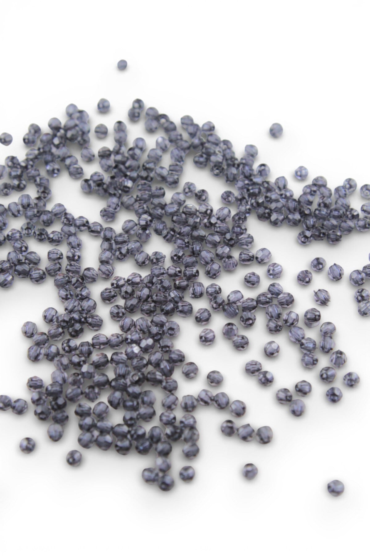 Koyu Füme 4 mm Dünya Akrilik Boncuk Aksesuar Takı Malzemesi (25 Gram)
