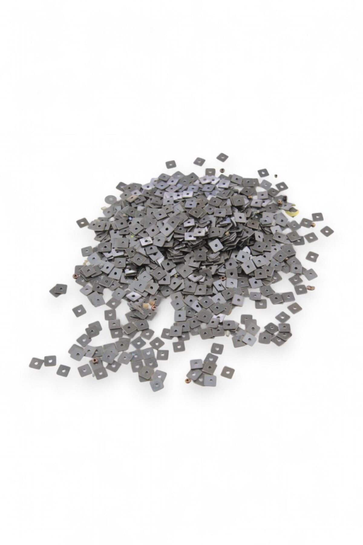 Koyu Gri 5x5 mm Kare Pul Payet (20 Gr 250 Adet)