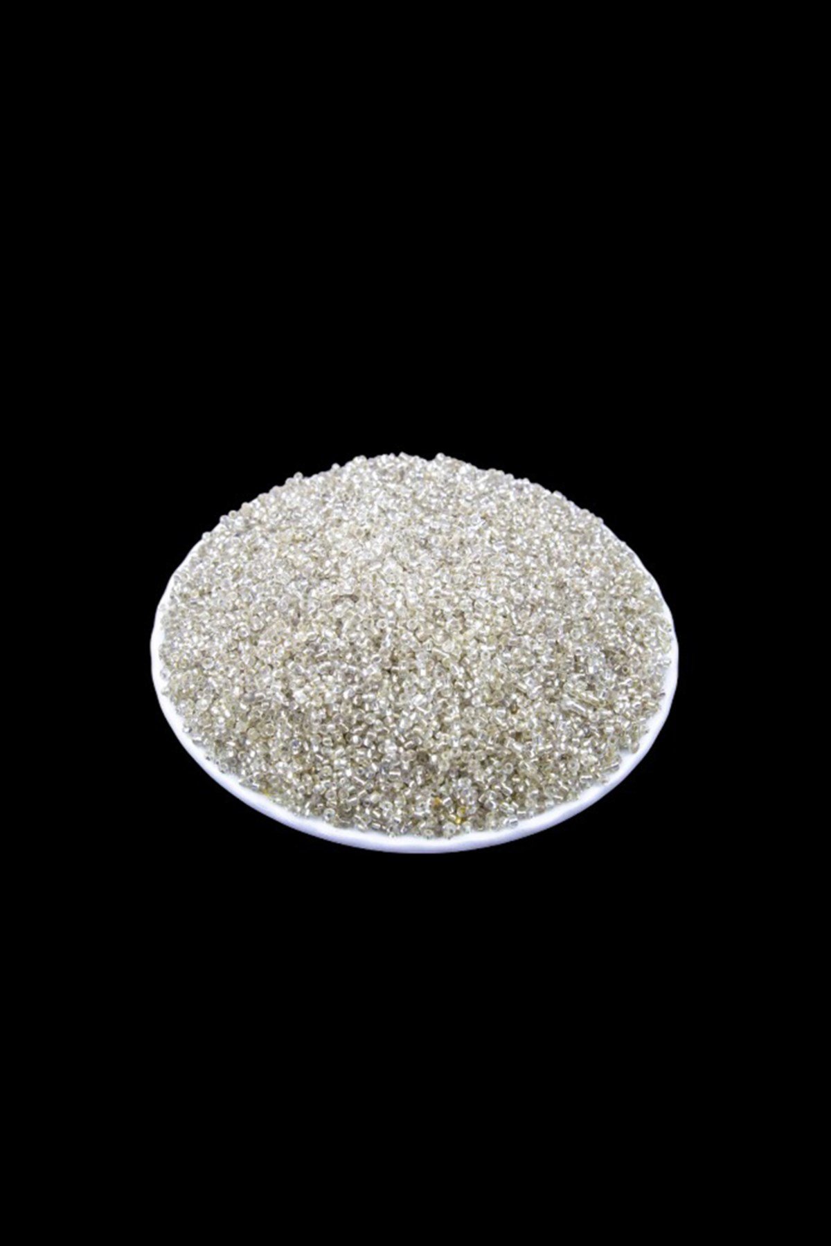 Koyu Gümüş (11/0) 2 mm Kum Boncuğu 100 gr