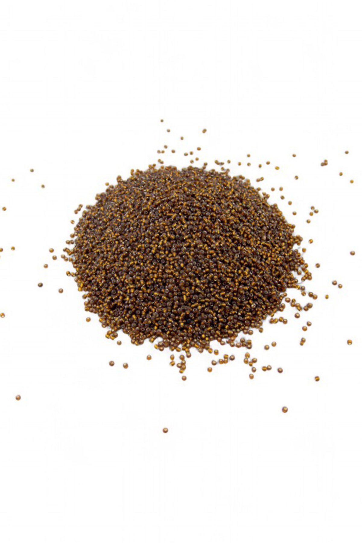 Kristal Açık Kahve (11/0) 2 mm Kum Boncuğu 100 gr