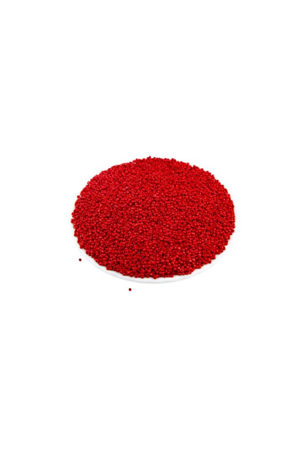 Mat Güzel Kırmızı (11/0) 2 mm Kum Boncuğu 100 gr